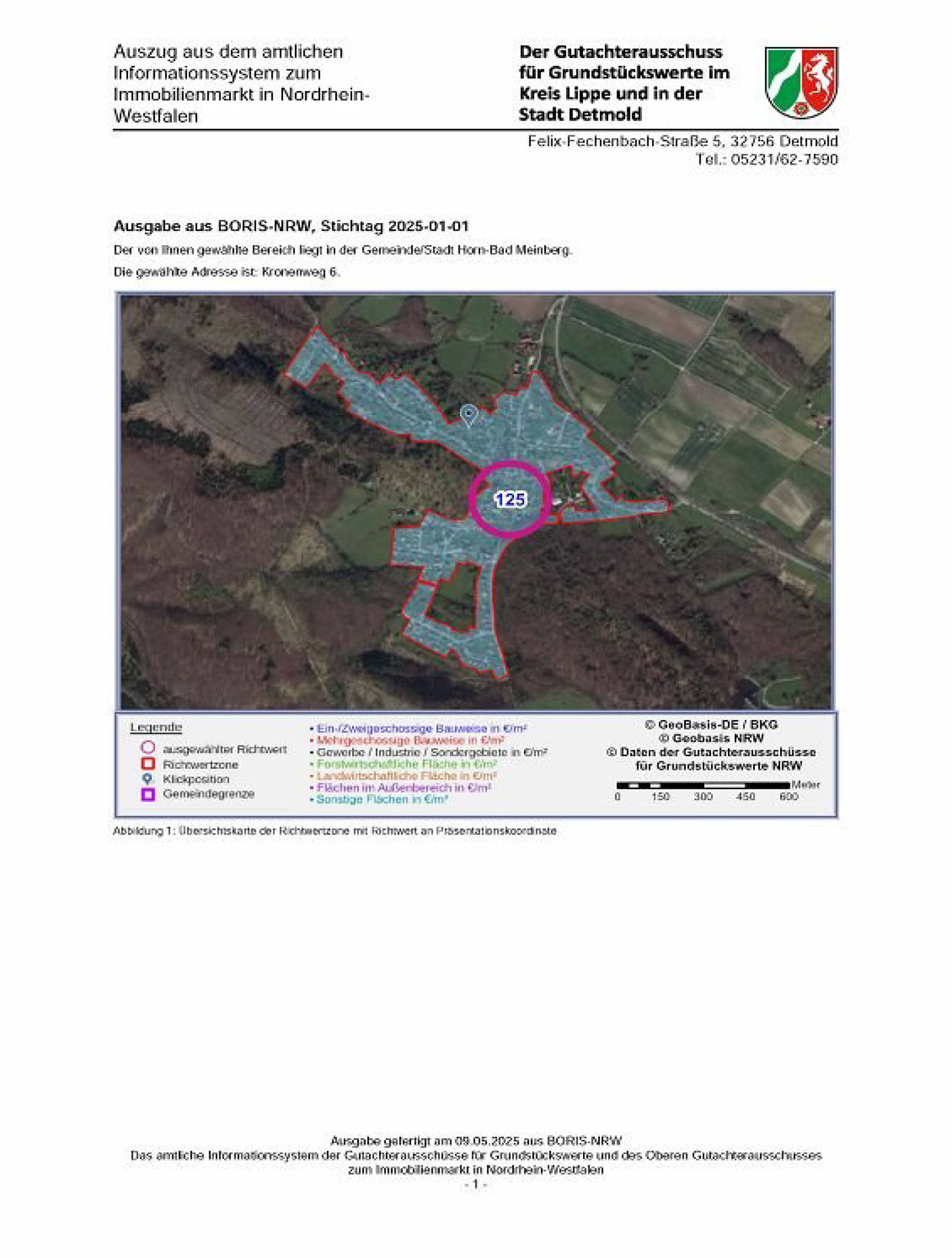 unbebautes Grundstück in Kronenweg 6, Vogeltaufe 23, 32805 Horn-Bad Meinberg, Holzhausen-Externsteine - Bild 3