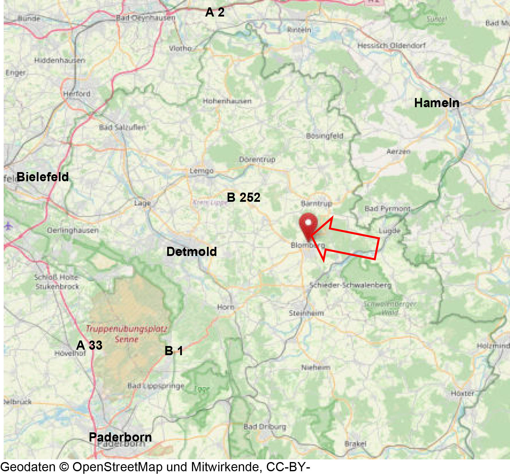 nordrheinwestpfalen 0021 K 0006/2025 Hohenrenner Weg 13, 32825 Blomberg, Blomberg 34