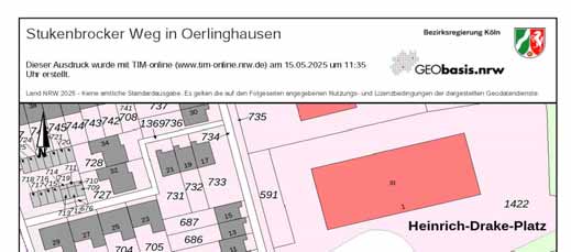 nordrheinwestpfalen 0021 K 0006/2025 Sennestraße 1, 3, 5, 7, 9, Stukenbrocker Weg 1, 5, 7, 9, 11, 13, 15, 17, Theodor-Heuss-Straße 4, 6, 8, 8a, 10, 12, 33813 Oerlinghausen, Oerlinghausen 24