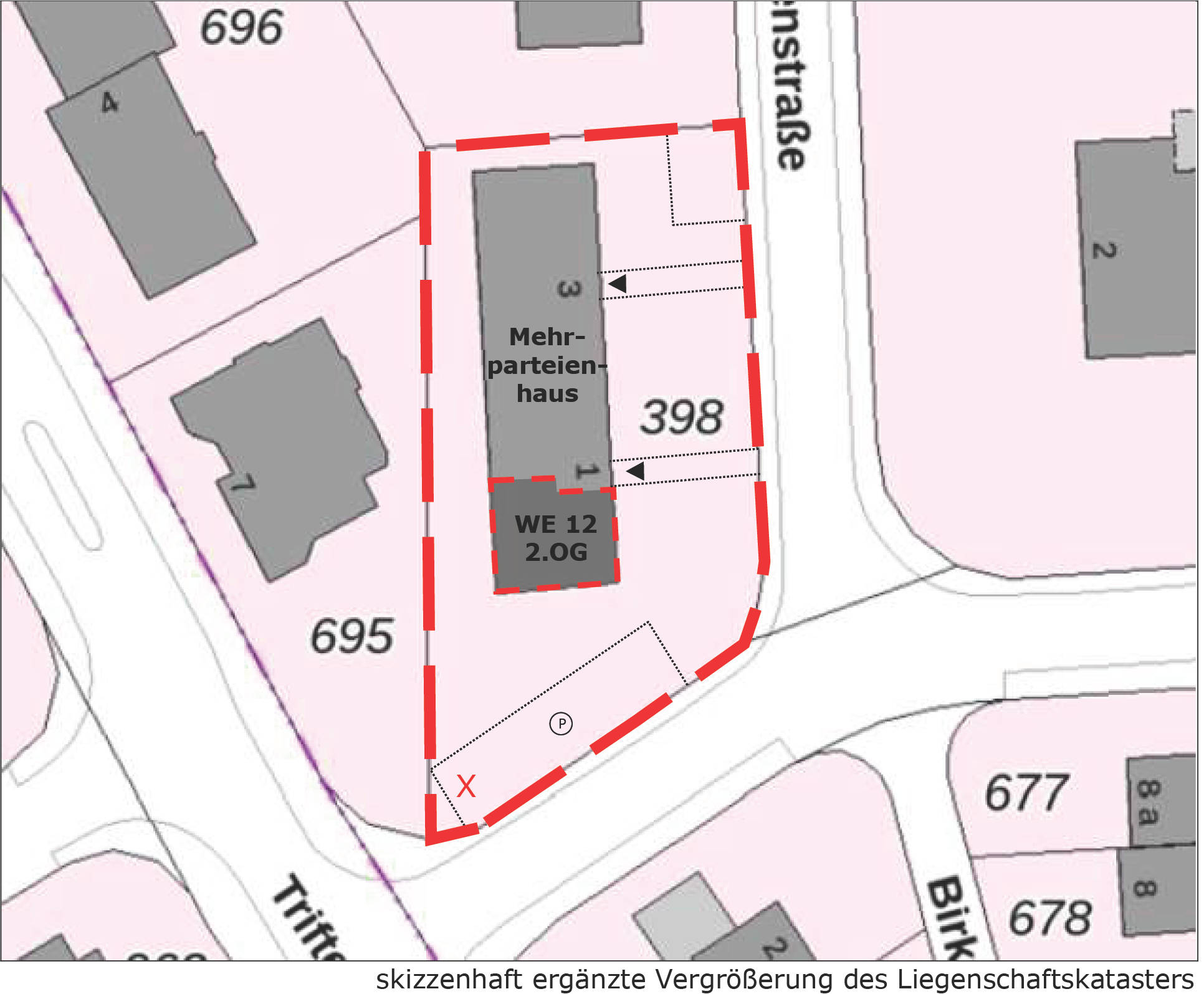 Kfz-Stellplatz, Eigentumswohnung (3 bis 4 Zimmer) in Buchenstraße 1, 3, 32791 Lage - Bild 2