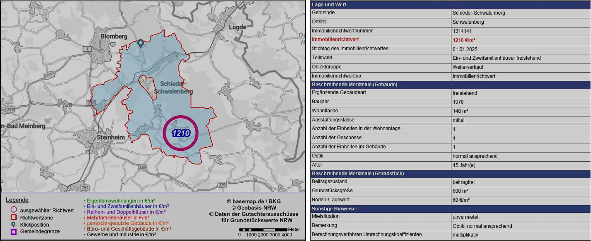 nordrheinwestpfalen 0021 K 0009/2025 Rehbergweg 2, 32816 Schieder-Schwalenberg, Siekholz 15