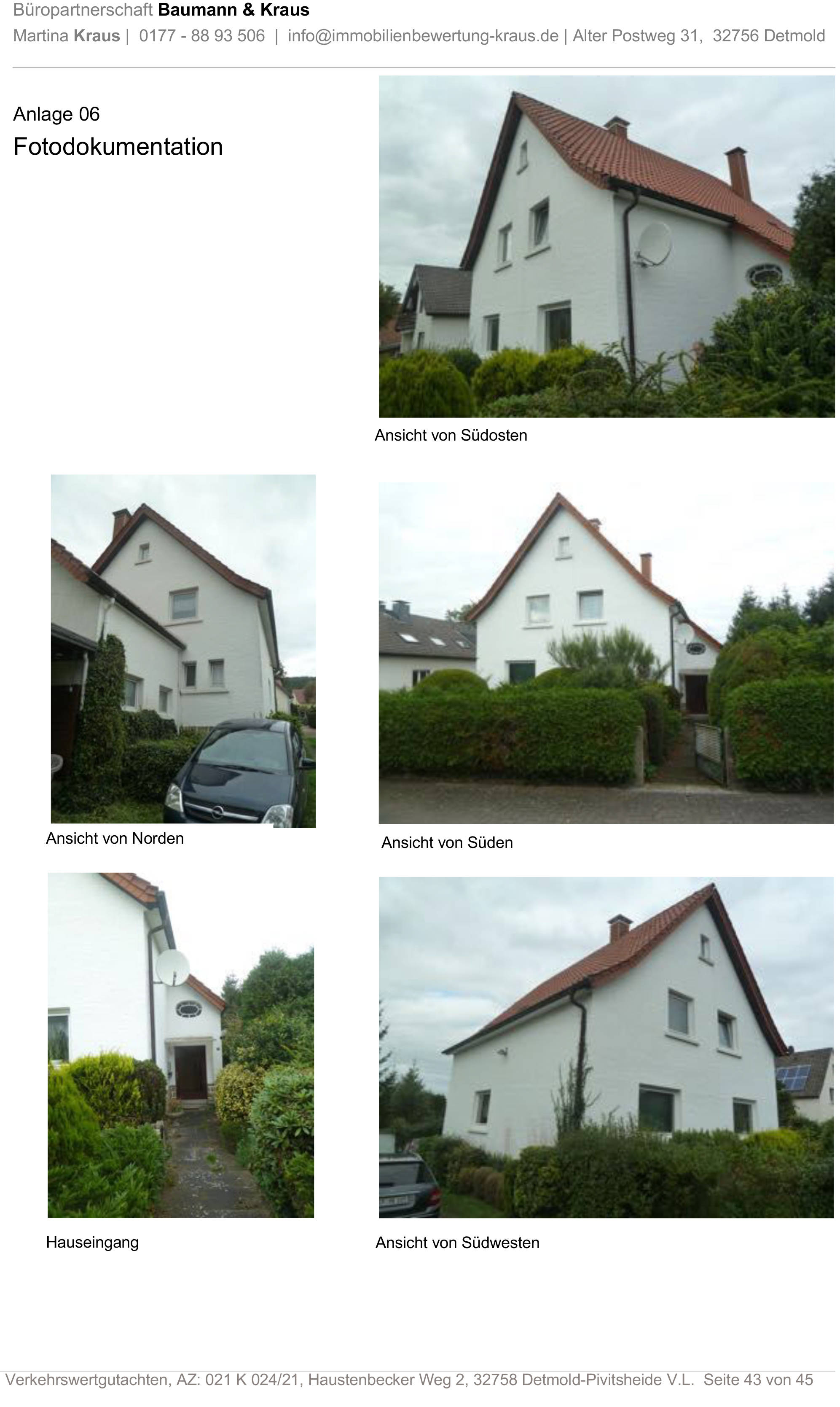 Zweifamilienhaus in Haustenbecker Weg 2, 32758 Detmold, Pivitsheide V.L.