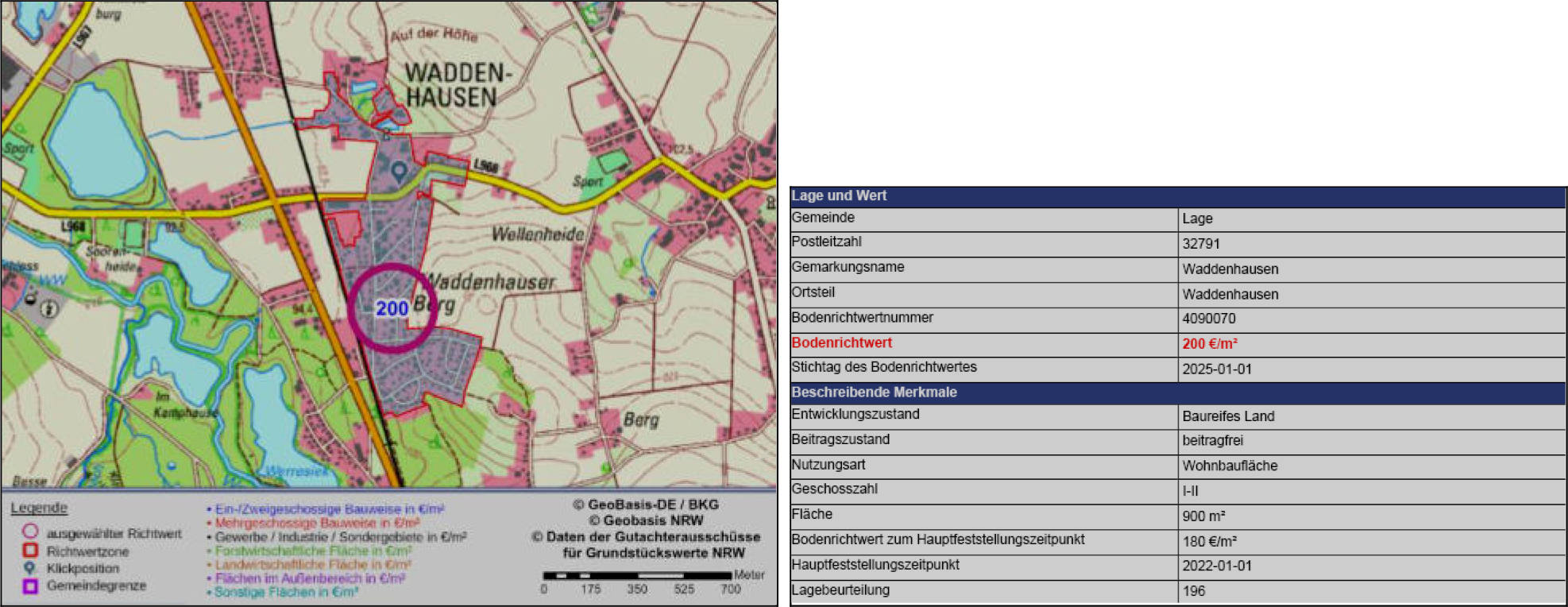 nordrheinwestpfalen 0021 K 0025/2025 Waddenhauser Straße 41, 32791 Lage, Waddenhausen 23