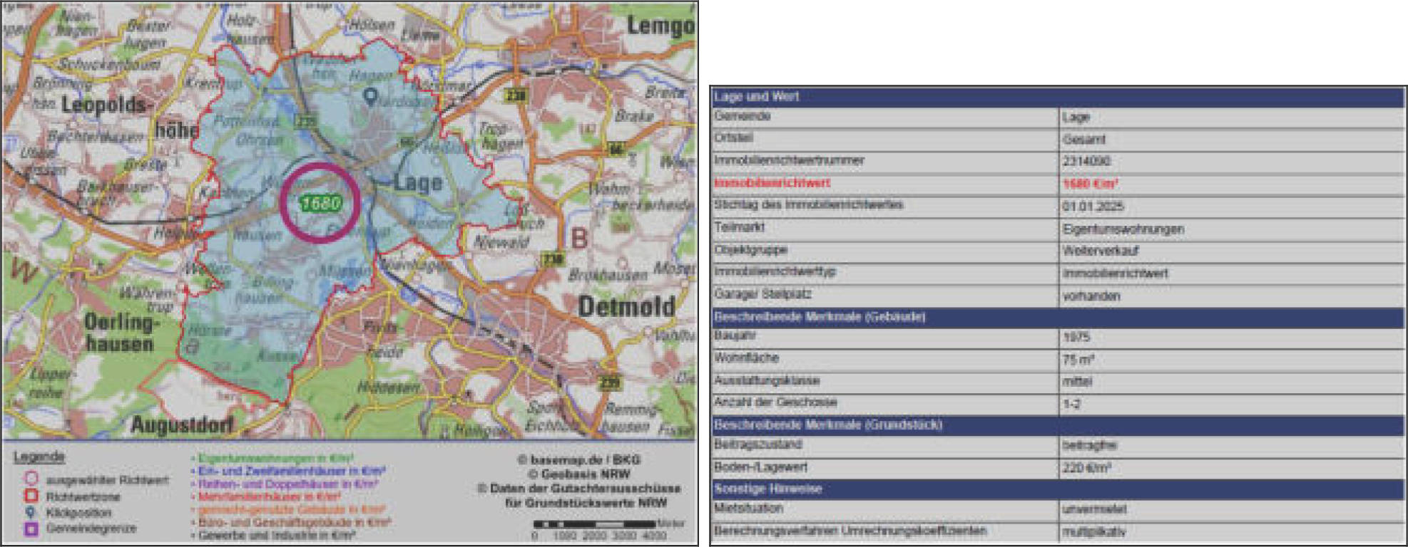 nordrheinwestpfalen 0021 K 0027/2025 , 32791 Lage 27