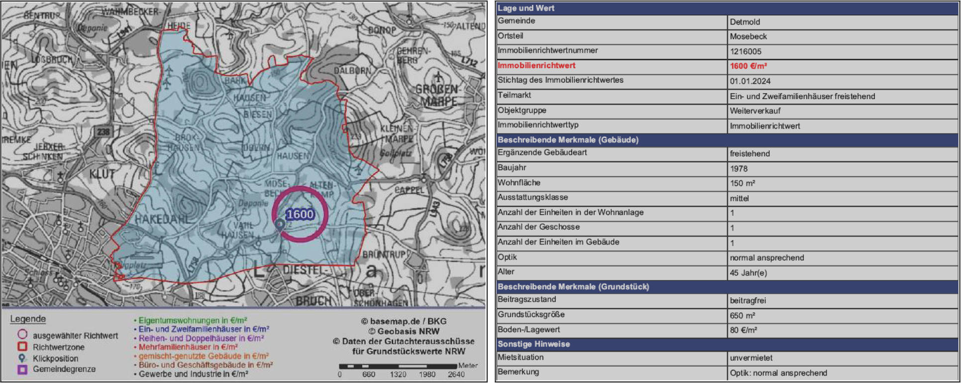 nordrheinwestpfalen 0021 K 0033/2024 Dahlsheider Weg 7, 9, 32760 Detmold, Vahlhausen 31