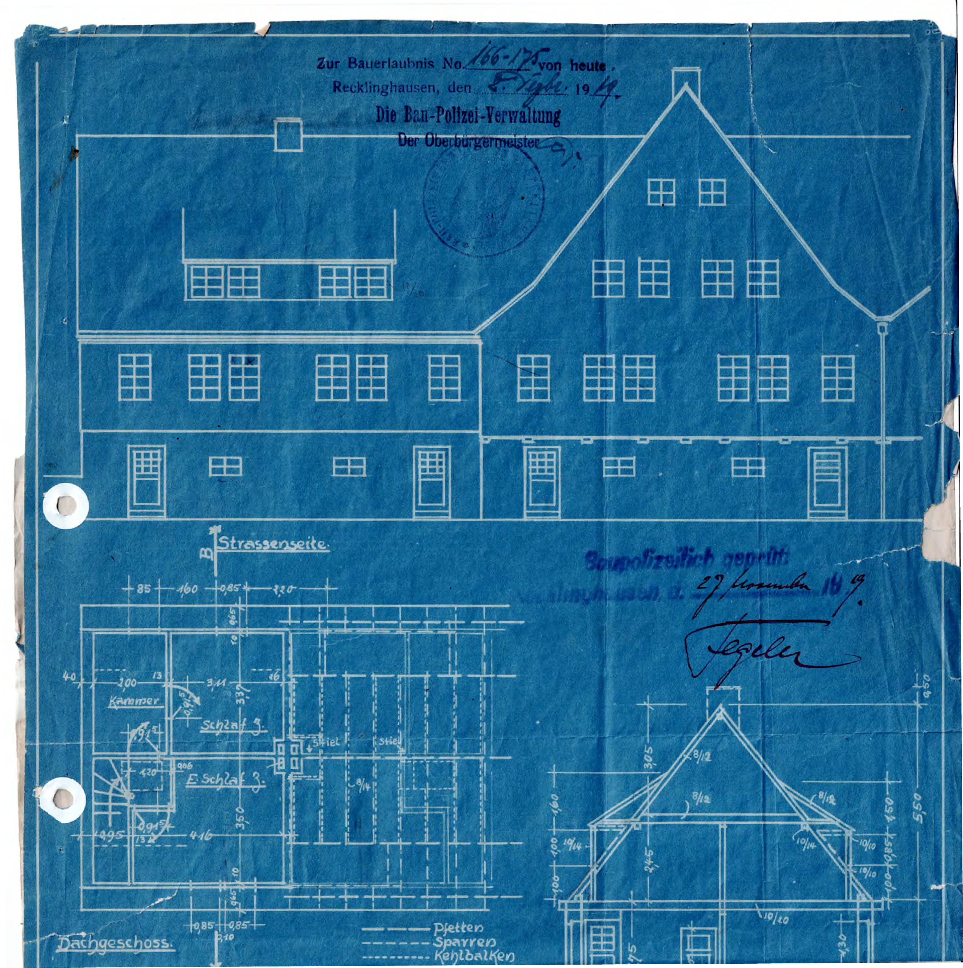 Reihenhaus, Das in Rede stehende Objekt wird zum Wertermittlungsstichtag eigengenutzt. in Gertrudisplatz 9, 45659 Recklinghausen - Bild 3