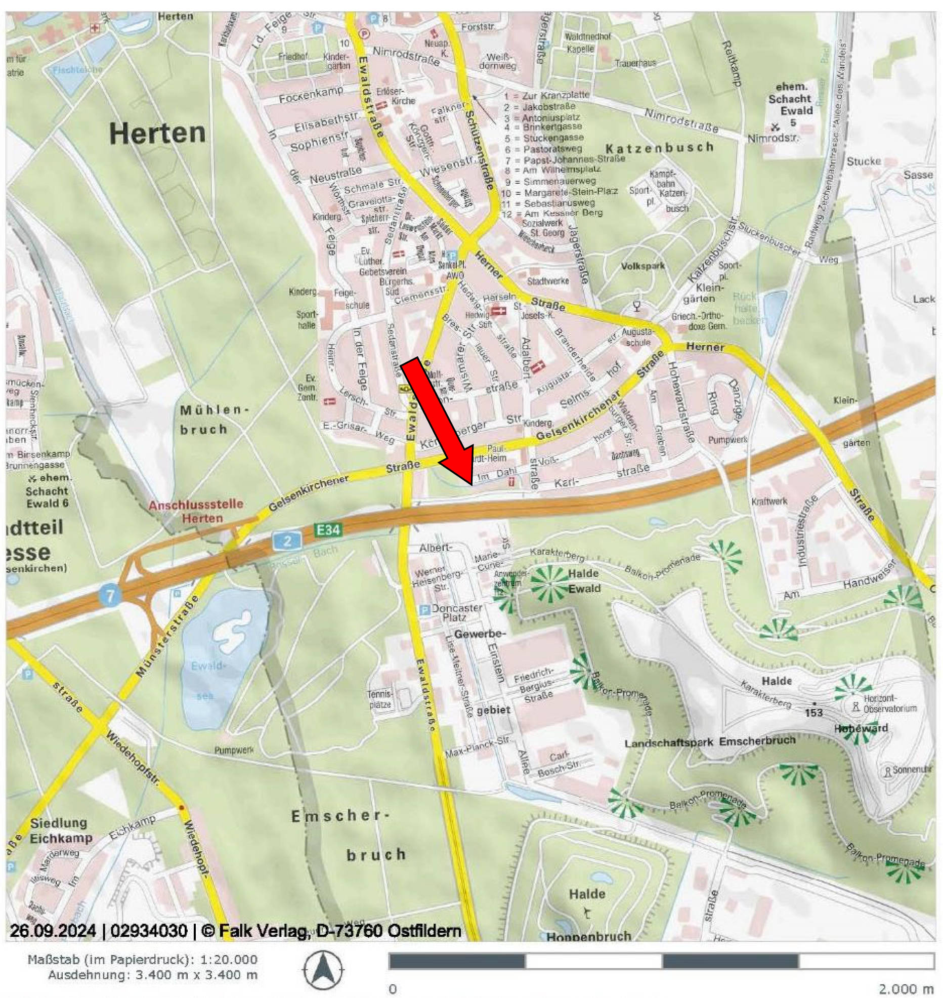 Doppelhaushälfte in Im Dahl, 45699 Herten - Bild 2
