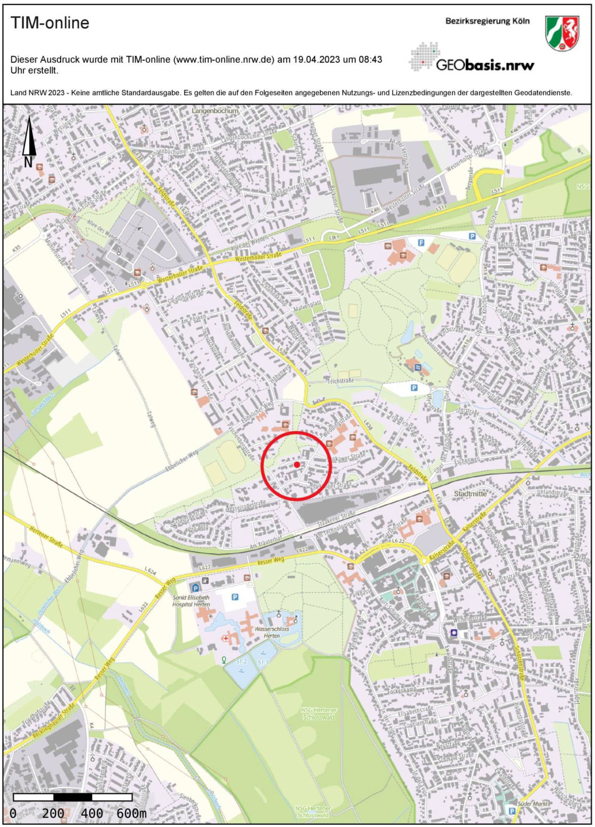 nordrheinwestpfalen 0022 . K 0061/2022 Zehlendorfer Straße 3, 00000 Herten 20