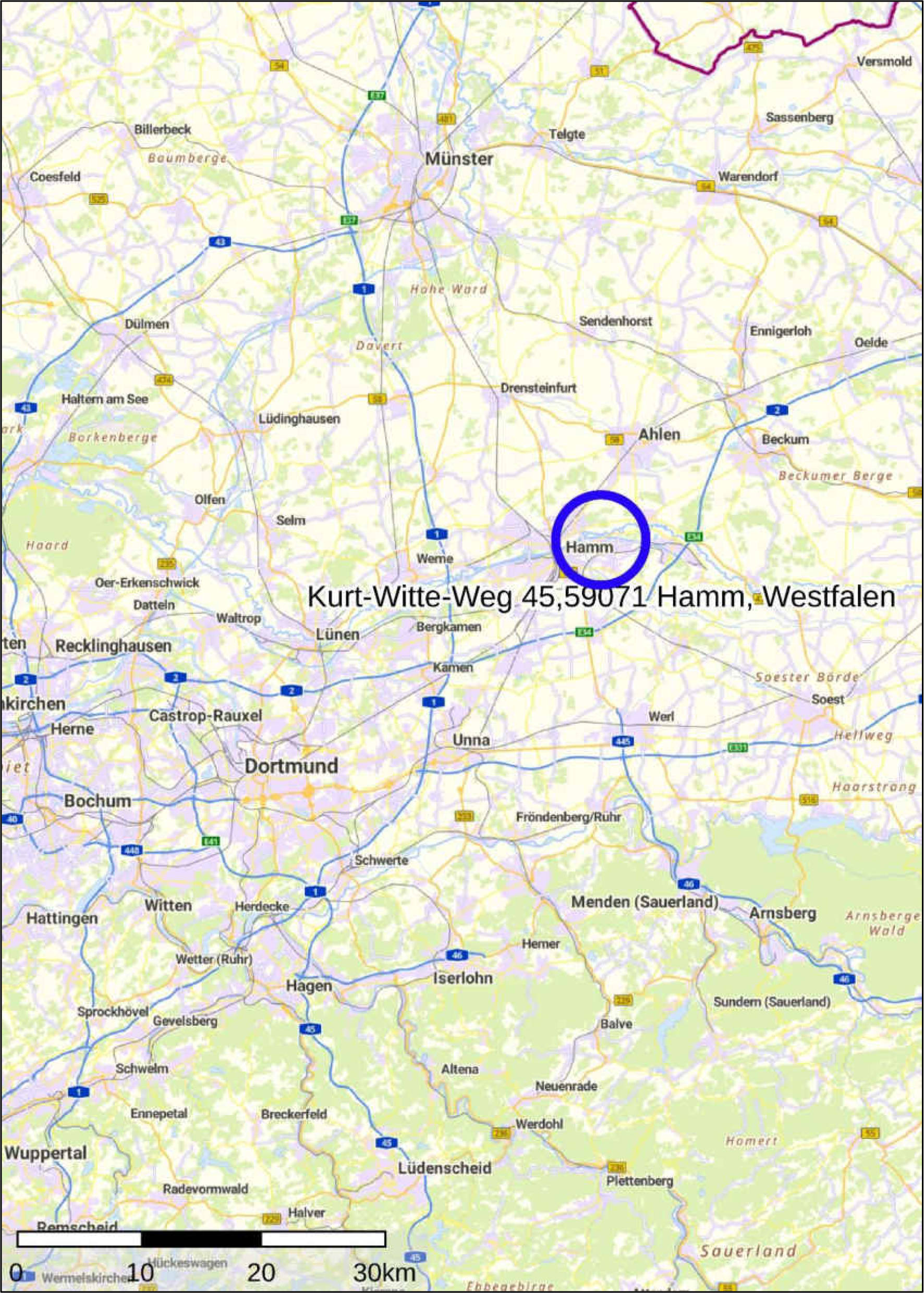 nordrheinwestpfalen 0022 K 0013/2025 Kurt-Witte-Weg 45, 59071 Hamm 15