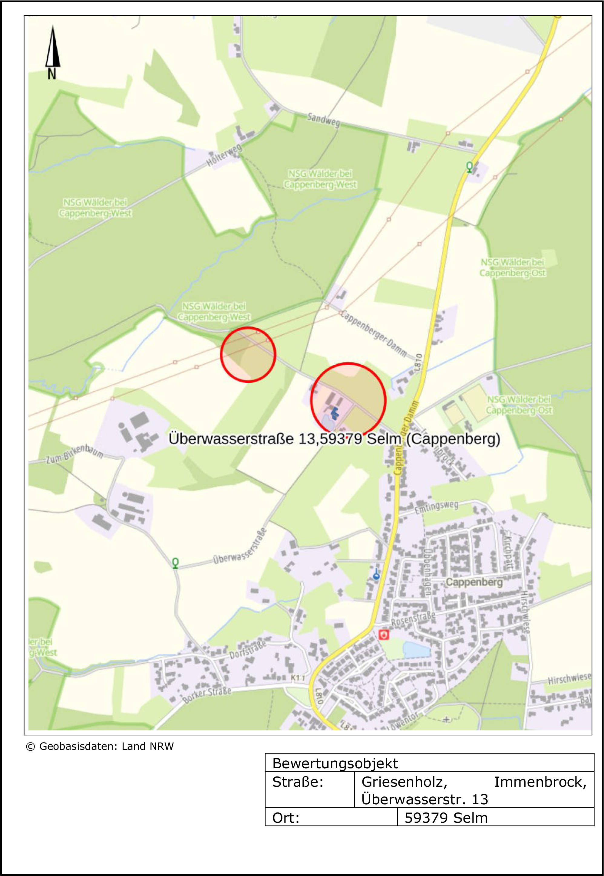 Wohnhaus, Anbau, Garage, Lager, offene Halle, Landwirtschaftsflächen in Überwasserstraße 13, 59379 Selm, Bork - Bild 2