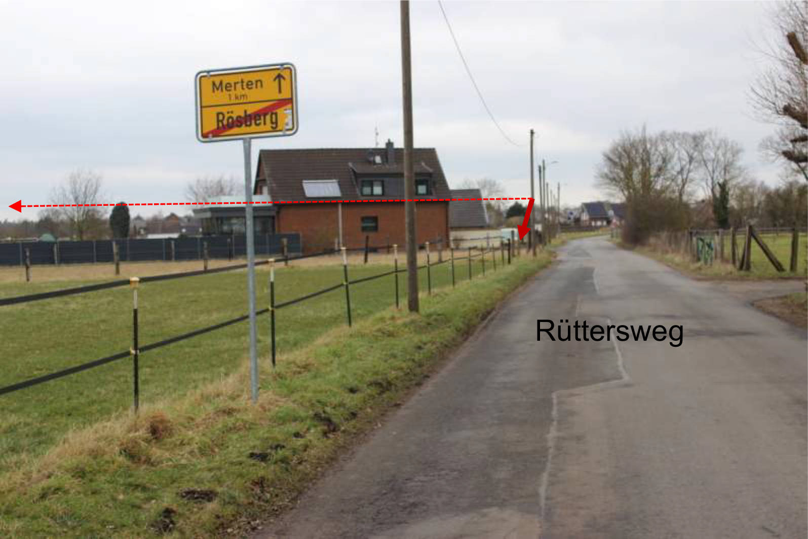 unbebautes Grundstück im Außenbereich in Rüttersweg, 53332 Bornheim, Rösberg