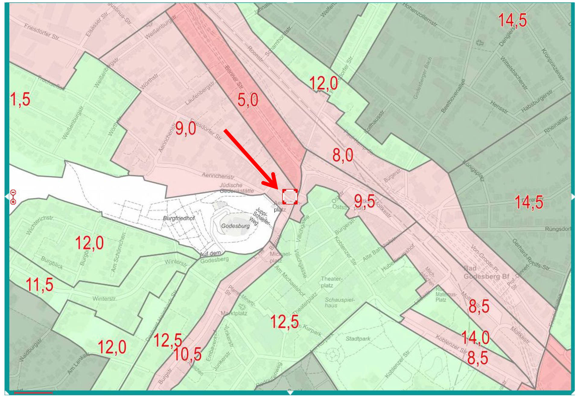 nordrheinwestpfalen 0023 K 0062/2023 Aennchenplatz 4, Friesdorfer Str. 2, 53173 Bonn, Alt-Godesberg 6