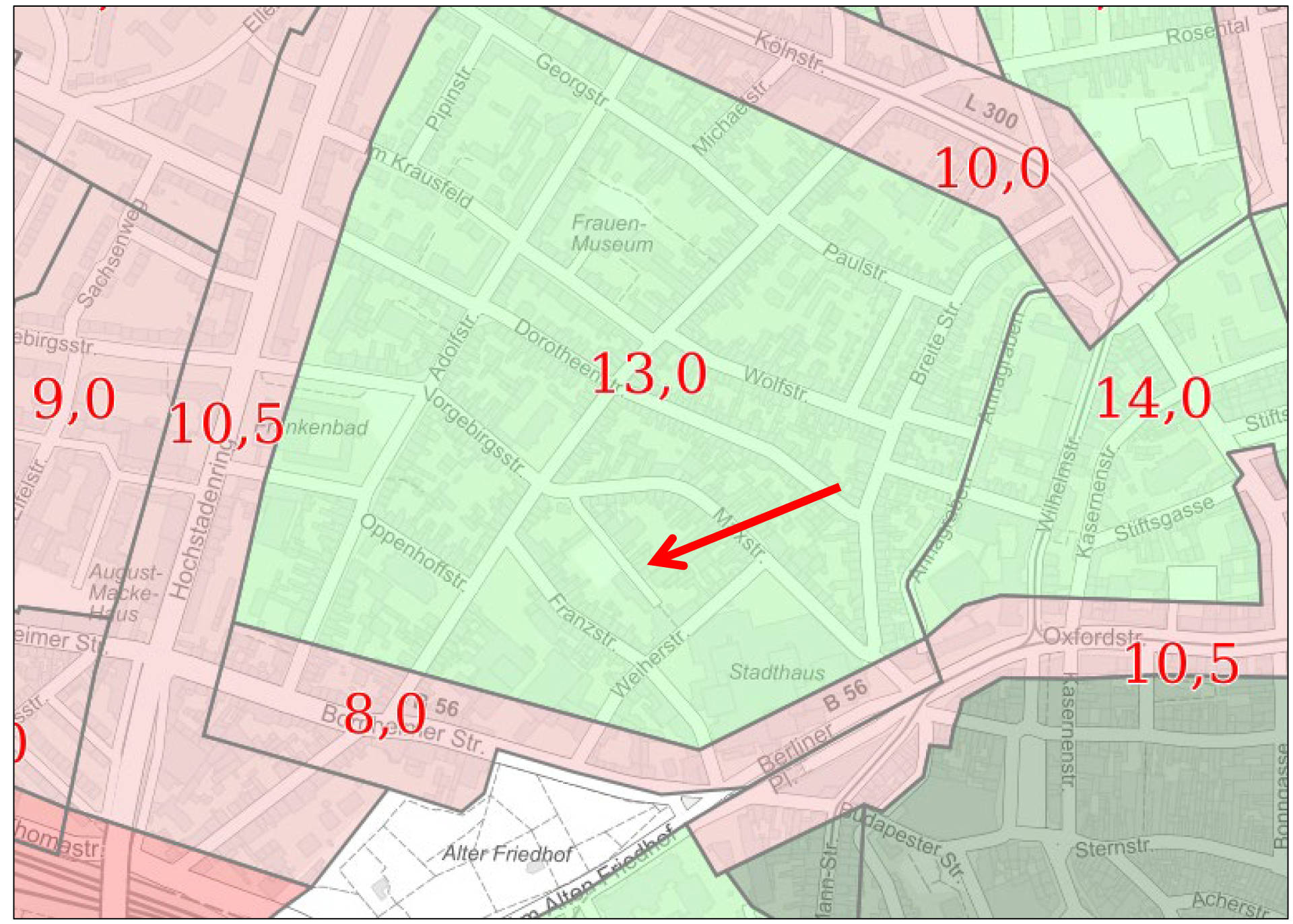 nordrheinwestpfalen 0023 K 0070/2023 Maxstraße 15, 53111 Bonn, Nordstadt 16