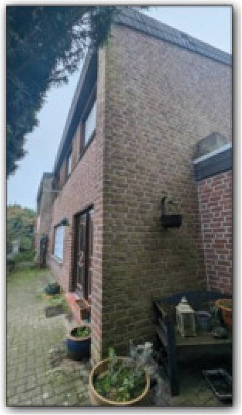 mit einem Carport bebaut, Doppelhaus , Wegefläche in Boeckelter Weg 148, 47574 Goch - Bild 4
