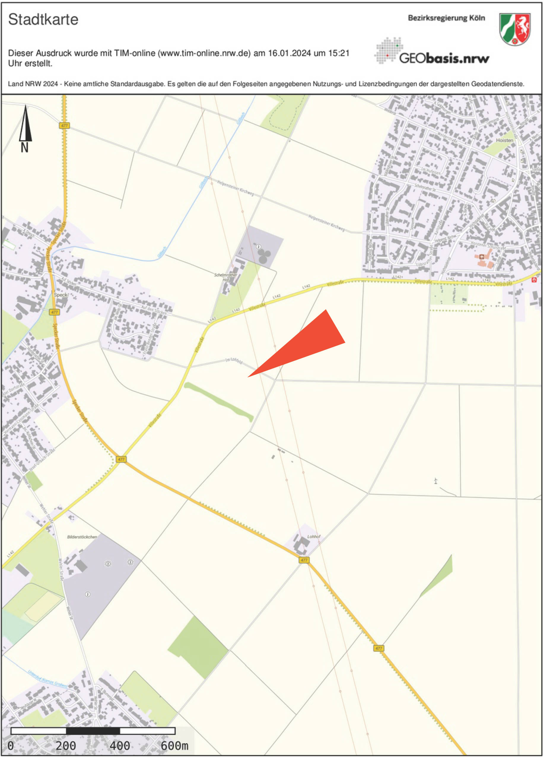 land- und forstwirtschaftlich genutztes Grundstück in An der Griesen/Hoisterfeld, 41469 Neuss, Hoisten - Bild 5