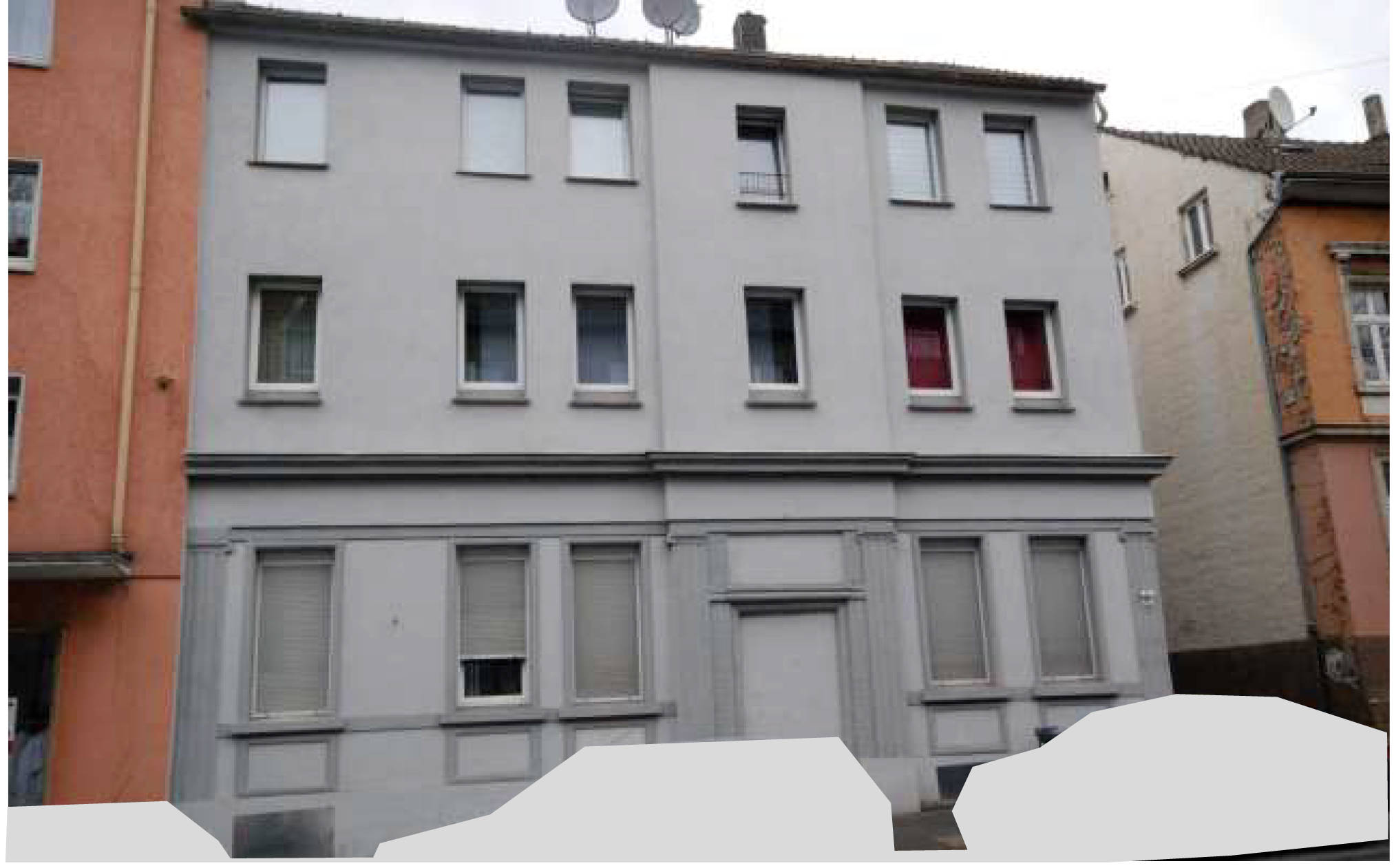Mehrfamilienhaus, Garage, ehemals genehmigt mit Gewerbe im Erdgeschoss in Rembergstr.21, 58095 Hagen - Bild 3