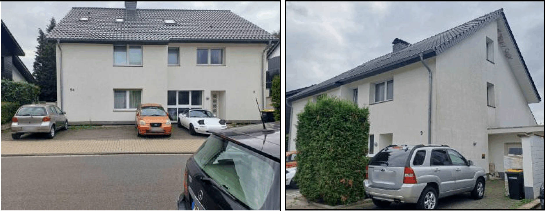 unbebautes Grundstück, zweigeschossiges Wohnhaus, unbebaute Splitterfäche in Lerchenweg 9, 9a, 40878 Ratingen - Bild 2