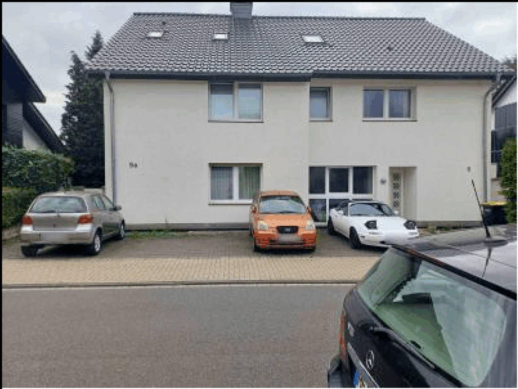 unbebautes Grundstück, Garage, zweigeschossiges Wohnhaus, unbebaute Splitterfäche in Lerchenweg 9, 9a, 40878 Ratingen - Bild 3