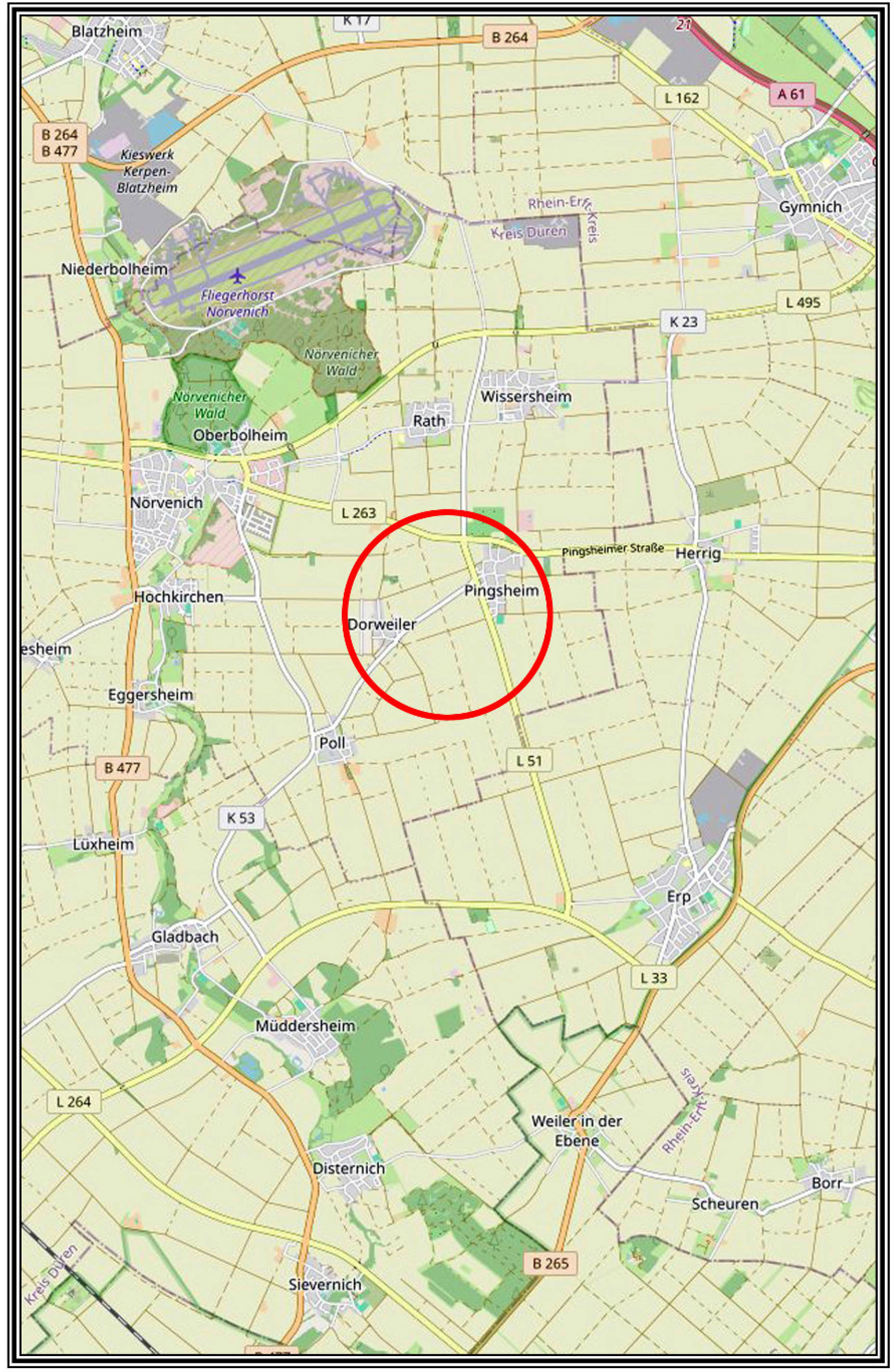nordrheinwestpfalen 0033K0034-2023 Erper Weg , 52388 Nörvenich, Pingsheim
