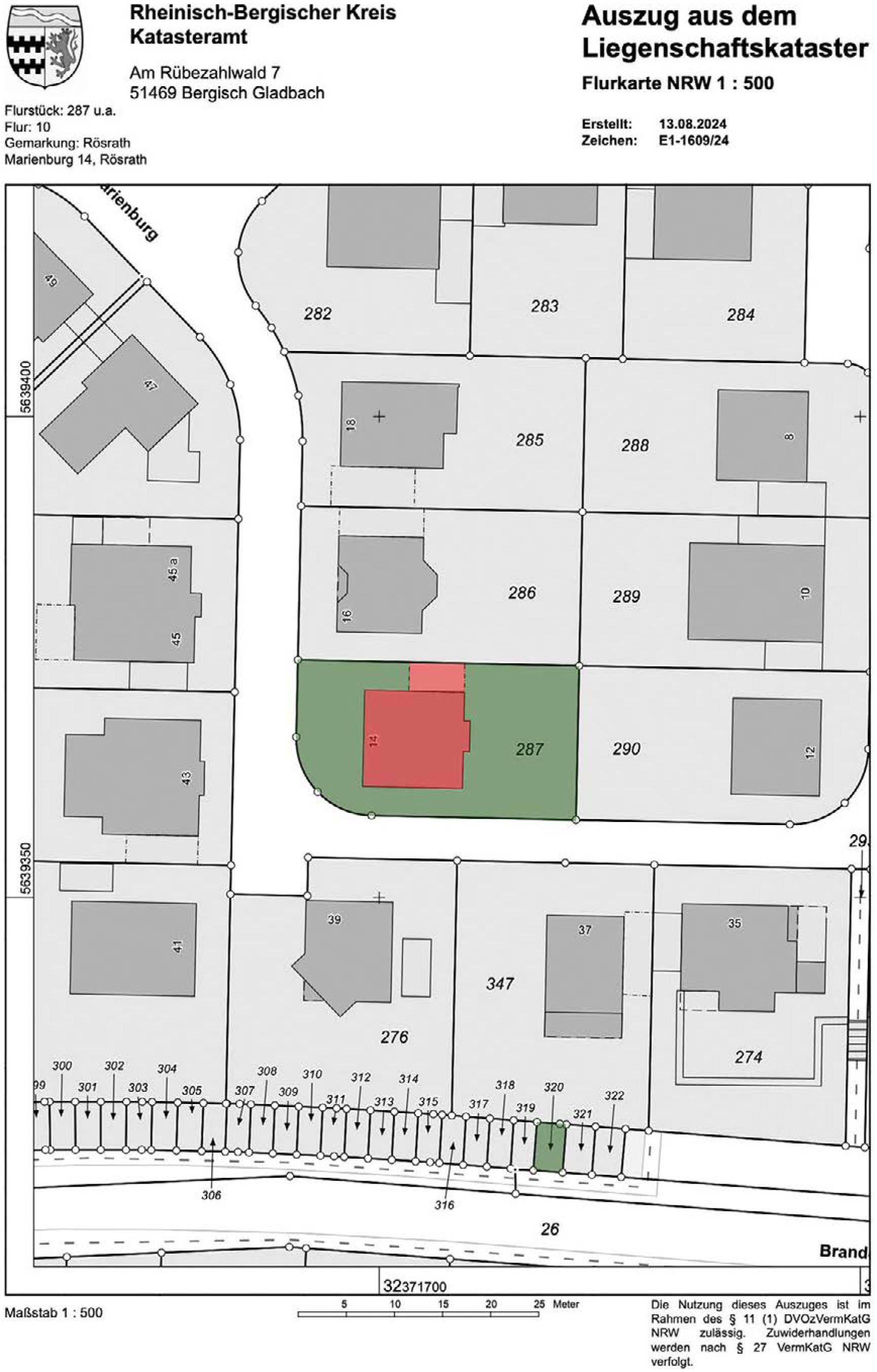nordrheinwestpfalen 0034K0008-2024 Marienburg 14 / Brander Straße o.Nr., 51503 Rösrath, Rösrath