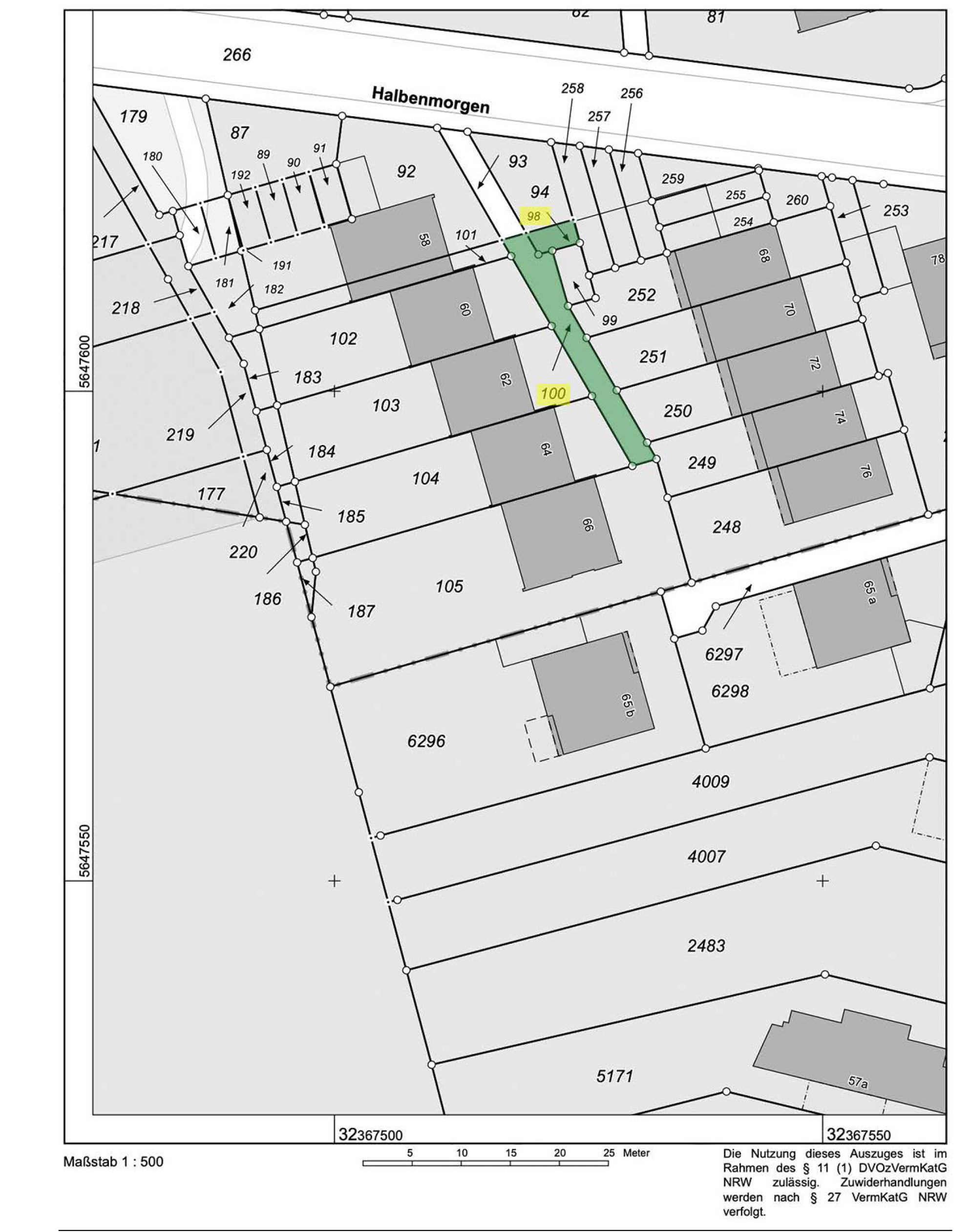 2 unbebaute Grundstücke (private Erschließungsflächen) in Halbenmorgen, 51427 Bergisch Gladbach, Refrath - Bild 4