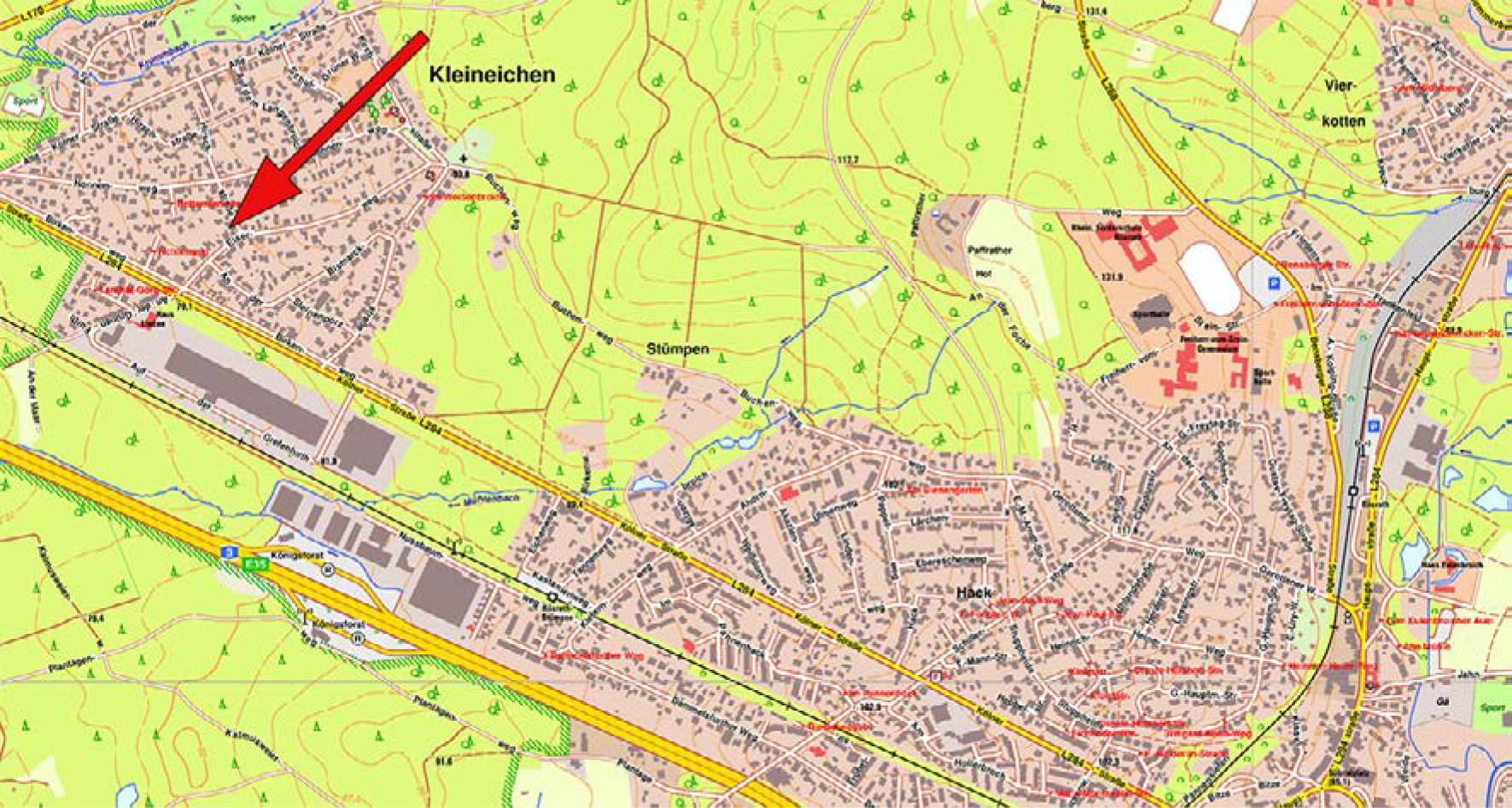 nordrheinwestpfalen 0034K0049-2023 Eiserweg 15, Hirschstraße 26, 51503 Rösrath, Kleineichen 7