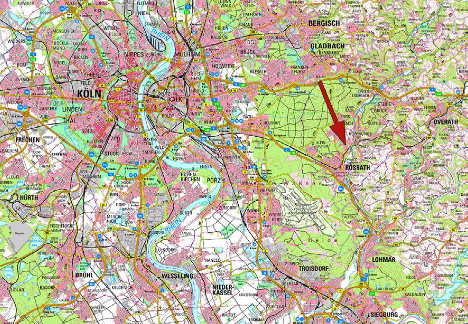 nordrheinwestpfalen 0034K0049-2023 Eiserweg 15, Hirschstraße 26, 51503 Rösrath, Kleineichen 13