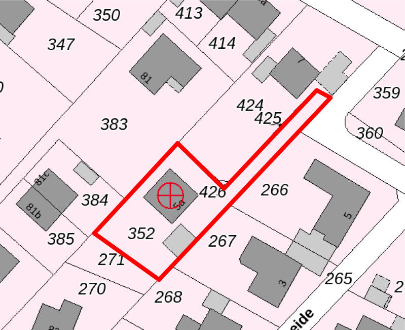 Einfamilienhaus mit PKW-Garage, Teil der Zufahrt, Teil der Zufahrt in Michelsheide 5a, 47906 Kempen, Tönisberg - Bild 4