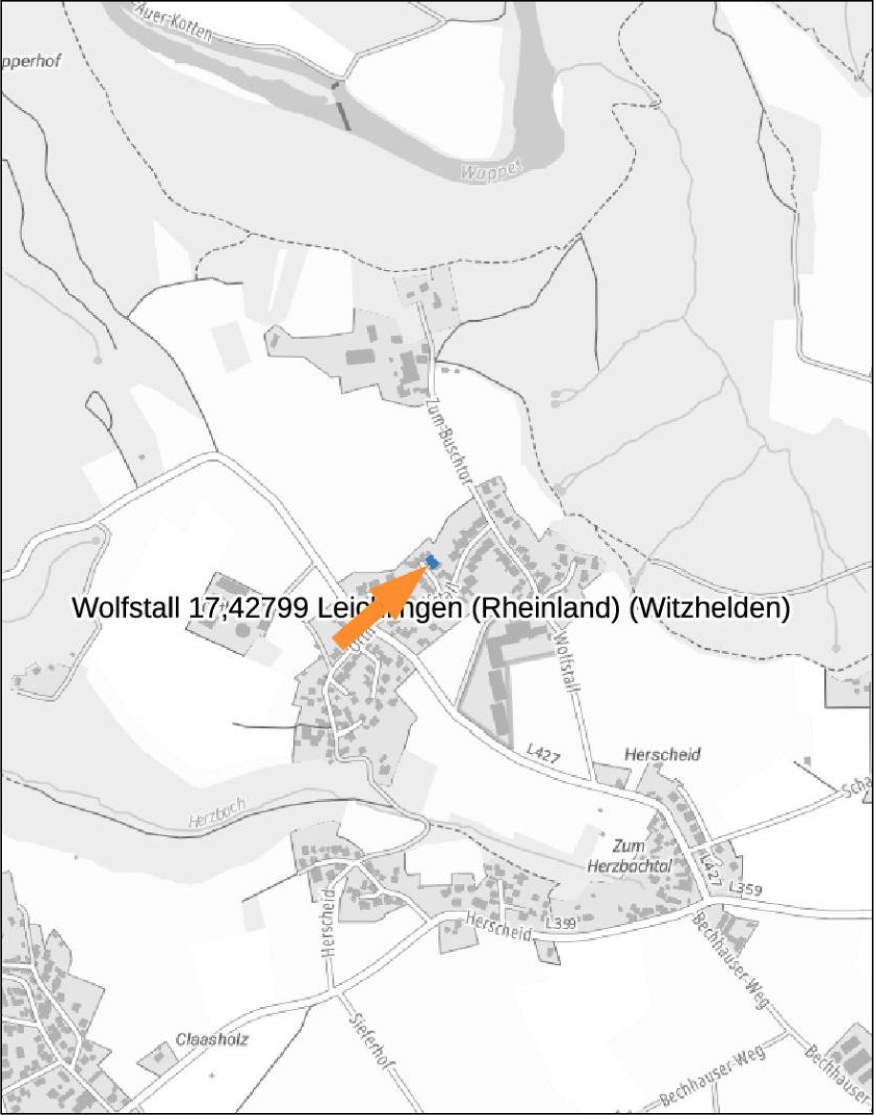 nordrheinwestpfalen 0042K0015/2024 Wolfstall 17, 42799 Leichlingen, Witzhelden 18
