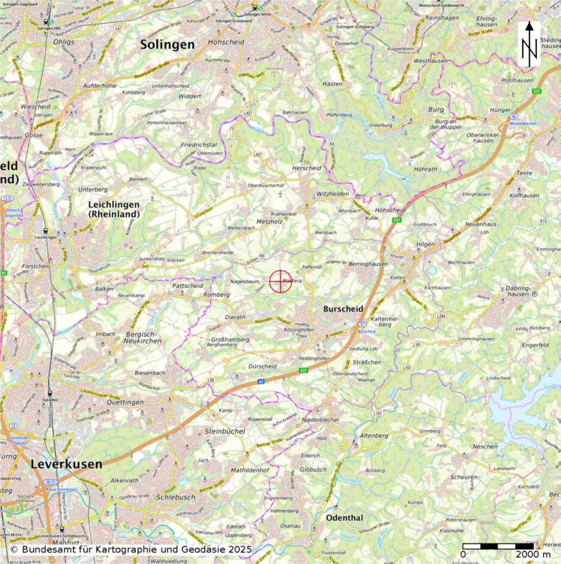 land- und forstwirtschaftlich genutztes Grundstück in Auf`m Rottfeld, 51399 Burscheid, Blasberg/Oberwietsche - Bild 4