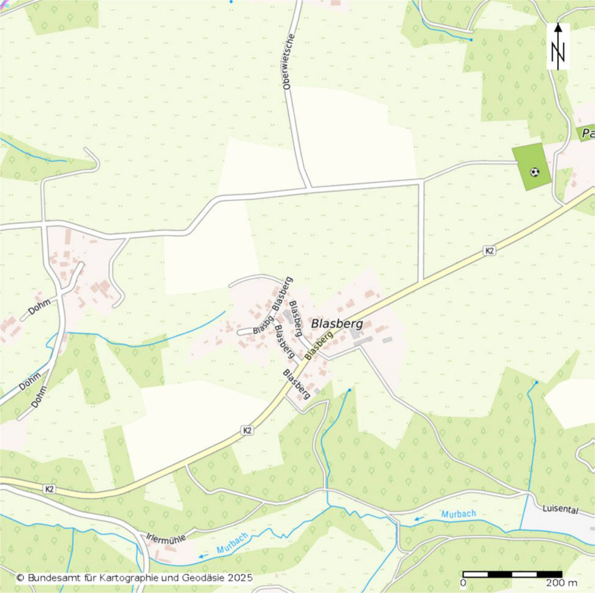 land- und forstwirtschaftlich genutztes Grundstück in Auf`m Großen Feld, 51399 Burscheid, Blasberg