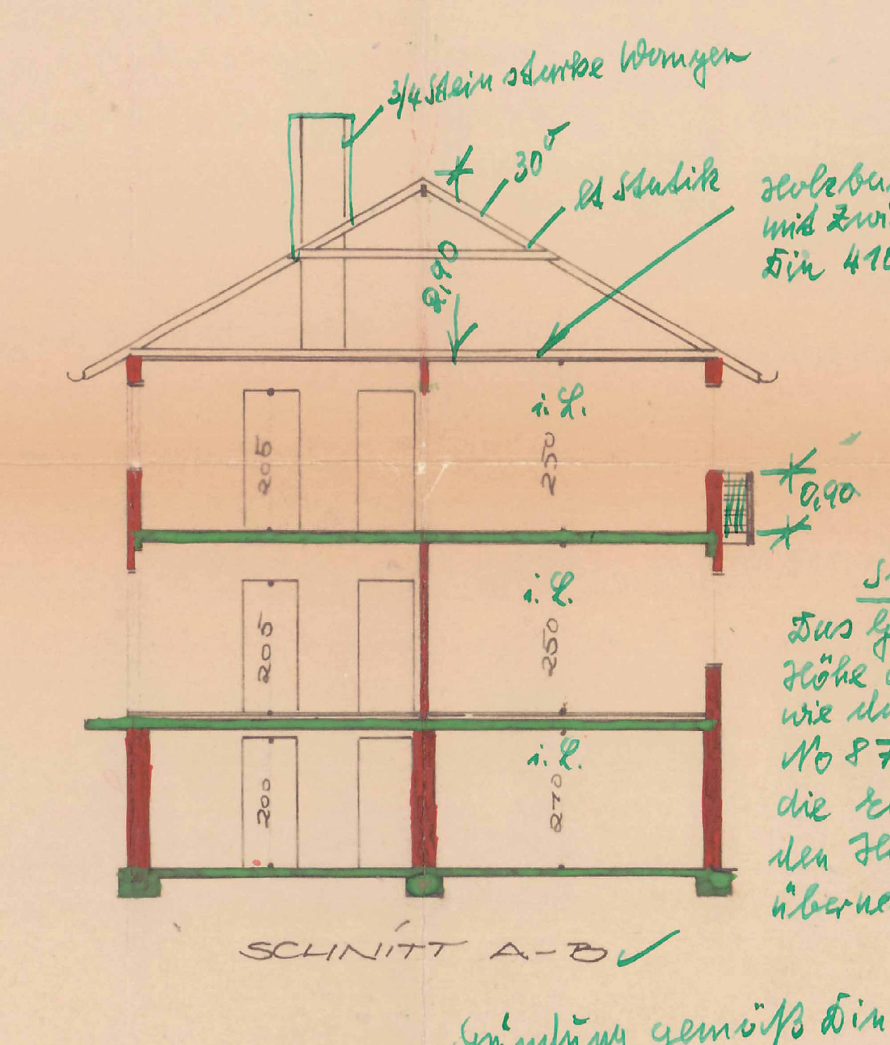 Einfamiliendoppelhaushälfte mit Garage sowie einer rückwärtigen Grundstücksteilfläche als Gartenland bzw. Grünland in Genhülsen 89, 41179 Mönchengladbach, Rheindahlen - Bild 4