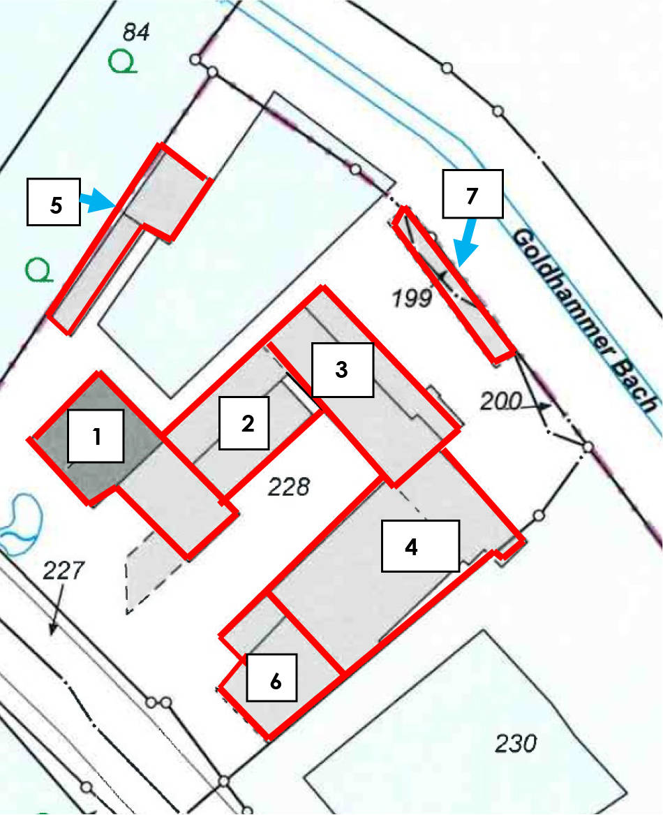 gewerblich genutztes Grundstück, sonstiges Teileigentum (z.B. Keller, Hobbyraum), Kfz-Stellplatz, Garage, Gewerbeeinheit (z.B. Laden, Büro), Eigentumswohnung (3 bis 4 Zimmer), Wohnungseigentume, gewerblich genutzter Reiterhof in Blücherstr. 1, 44866 Bochum, Günnigfeld - Bild 3