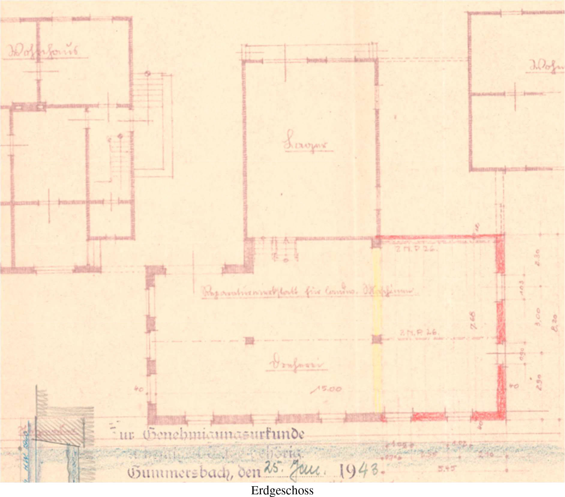 unbebautes Grundstück, gewerblich genutztes Grundstück, Wohn-/Geschäftshaus, Einfamilienhaus, Werkstatt- und Lagergebäude in Eckenhagener Straße 44, 51645 Gummersbach, Derschlag - Bild 2