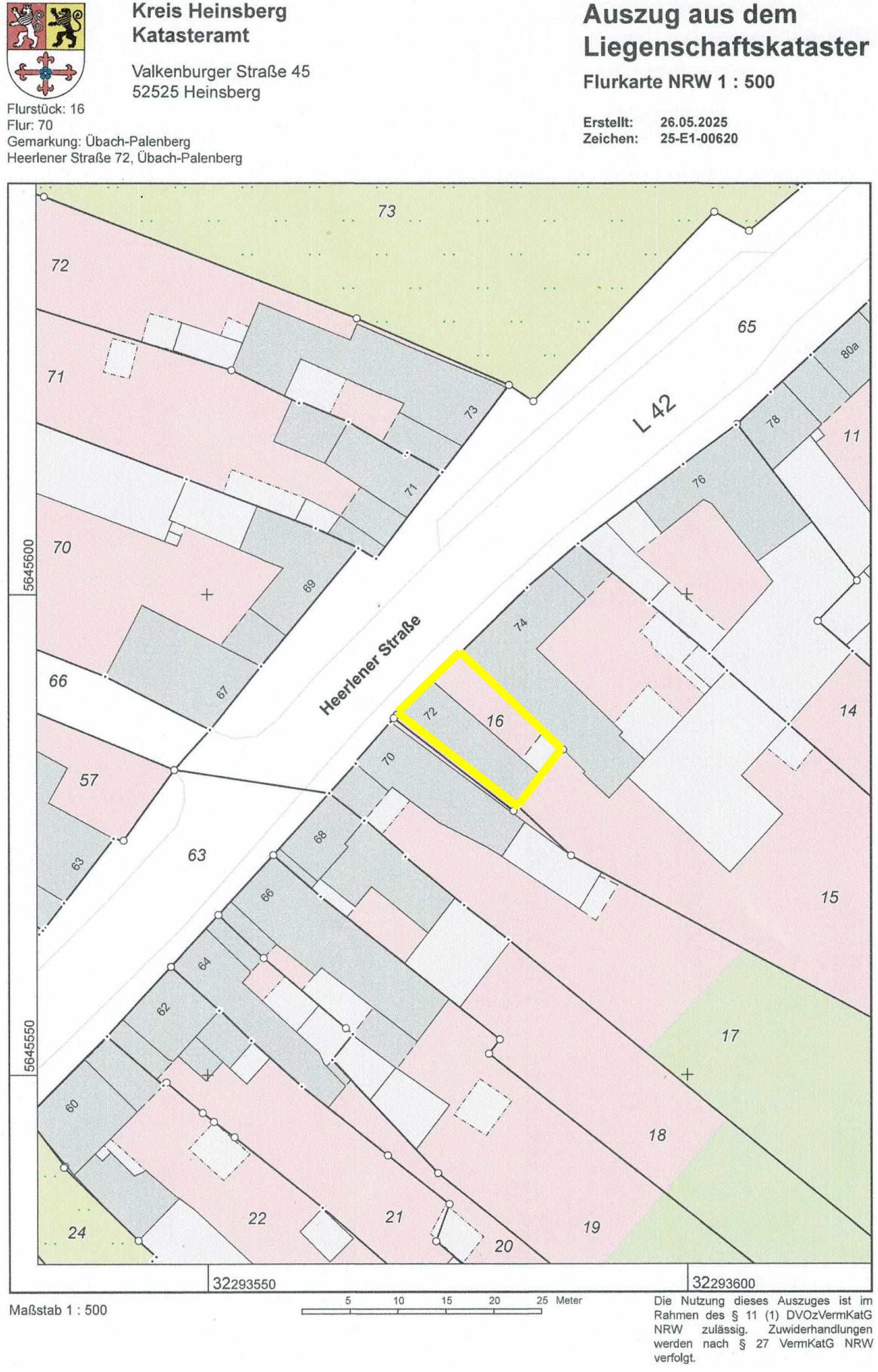 nordrheinwestpfalen 0070 K 0002/2025 Heerlener Straße 72, 52531 Übach-Palenberg, Scherpenseel 3