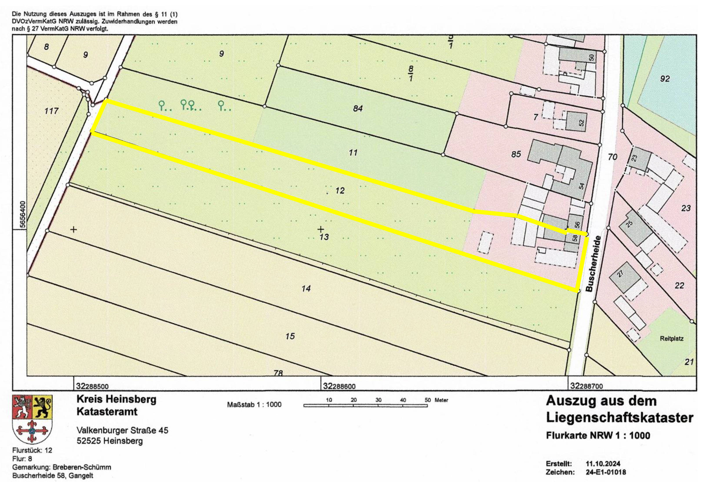 nordrheinwestpfalen 0070 K 0013/2024 Buscherheide 58, 52538 ;Gangelt;Selfkant, Breberen-Schümm 7
