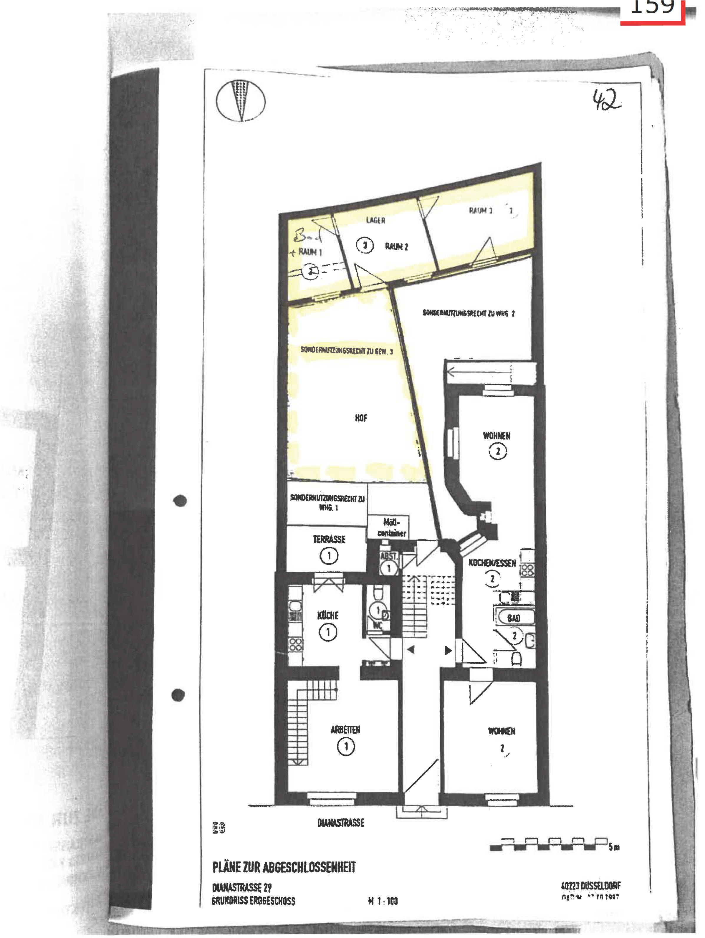 Gewerbeeinheit (z.B. Laden, Büro), Atelier, Büro in Dianastraße 29, 40223 Düsseldorf, Bilk - Bild 5