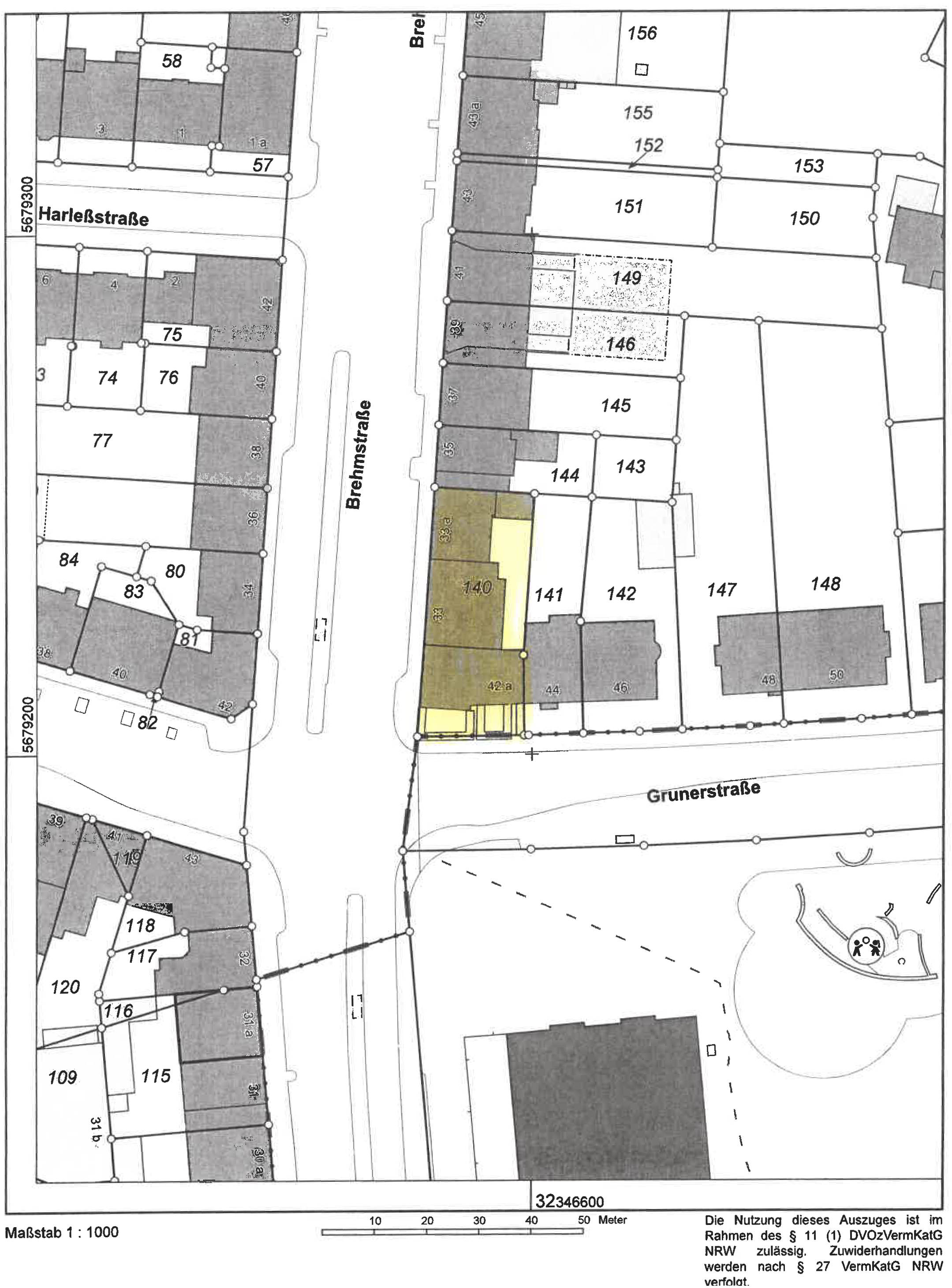 nordrheinwestpfalen 0084 K 0030/2024 Brehmstraße 33, 33a, Grunerstraße 42a, 40239 Düsseldorf, Düsselthal 8