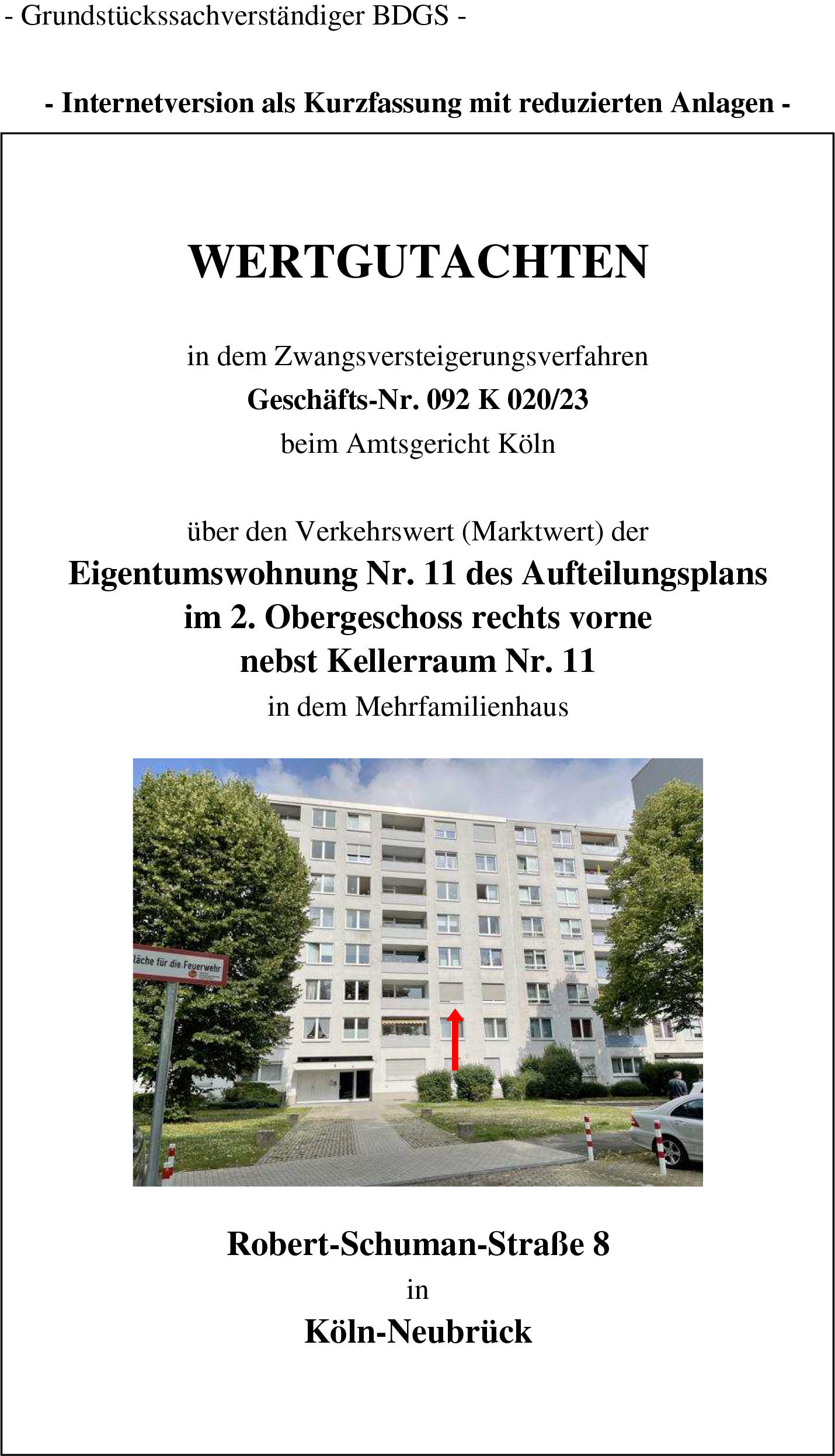 Eigentumswohnung (3 bis 4 Zimmer) in Robert-Schuman-Str. 8, 51109 Köln, Neubrück - Bild 5