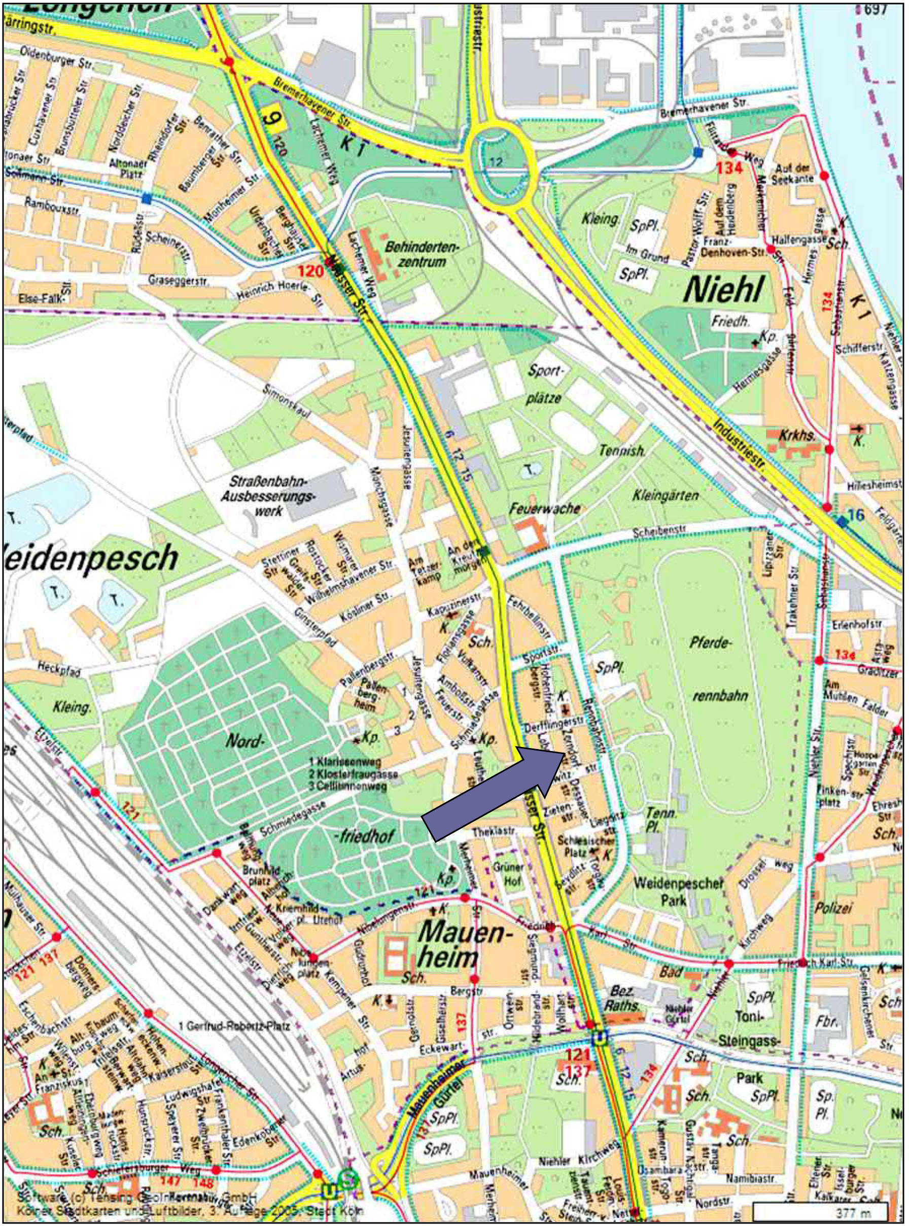 nordrheinwestpfalen 0092 K 0075/2024 Zorndorfstr. 3, 50737 Köln, Weidenpesch 8