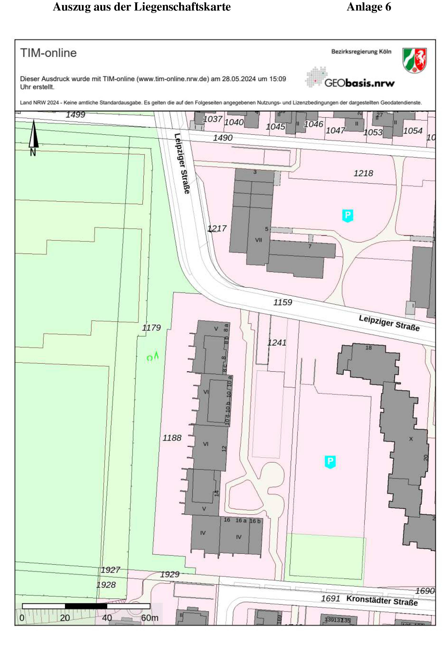 nordrheinwestpfalen 0092 K 0078/2023 Leipziger Str. 8-16, 50858 Köln, Weiden 6