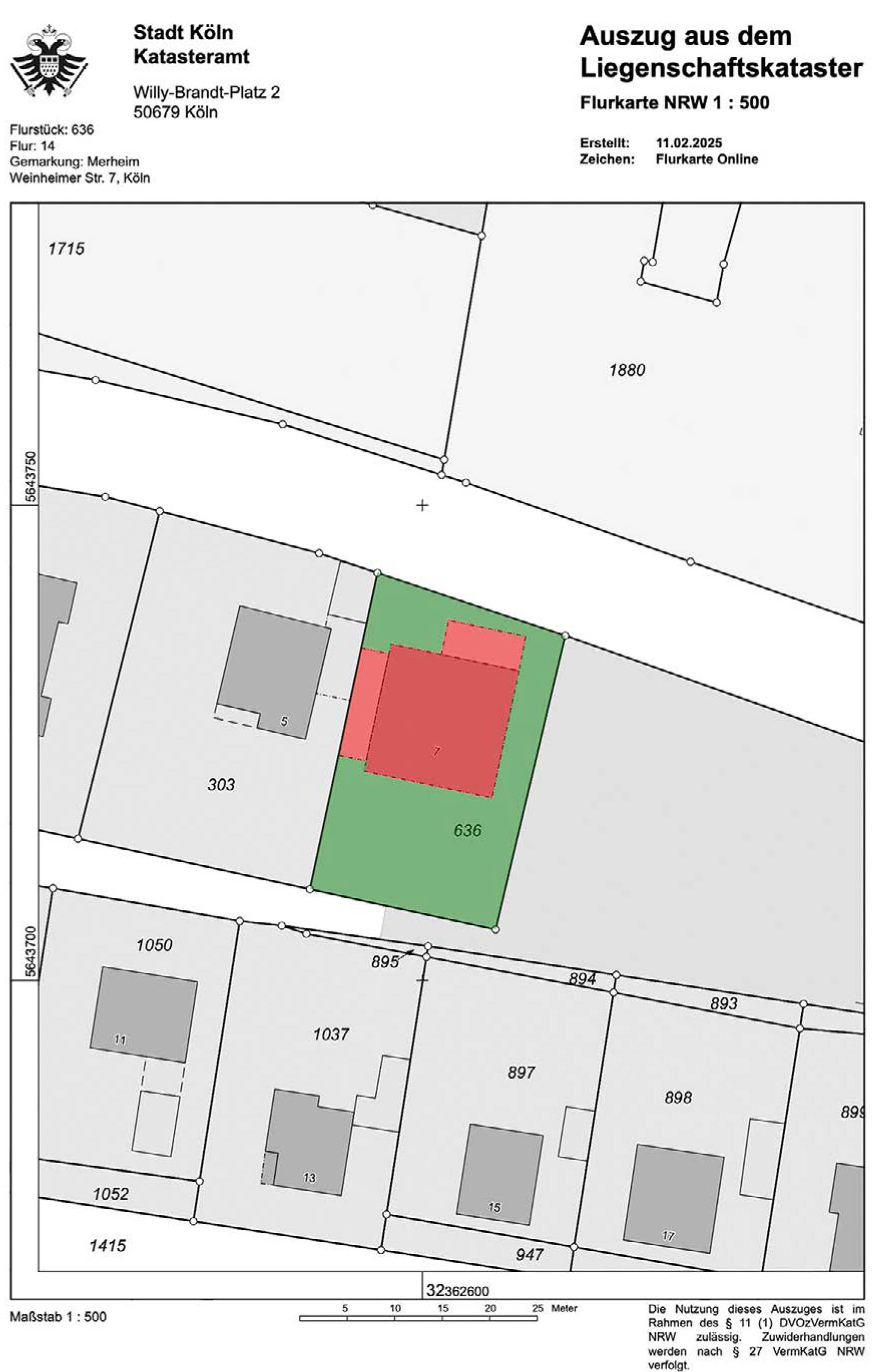 nordrheinwestpfalen 0092 K 0081/2024 Weinheimer Straße 7, 51107 Köln, Merheim 8