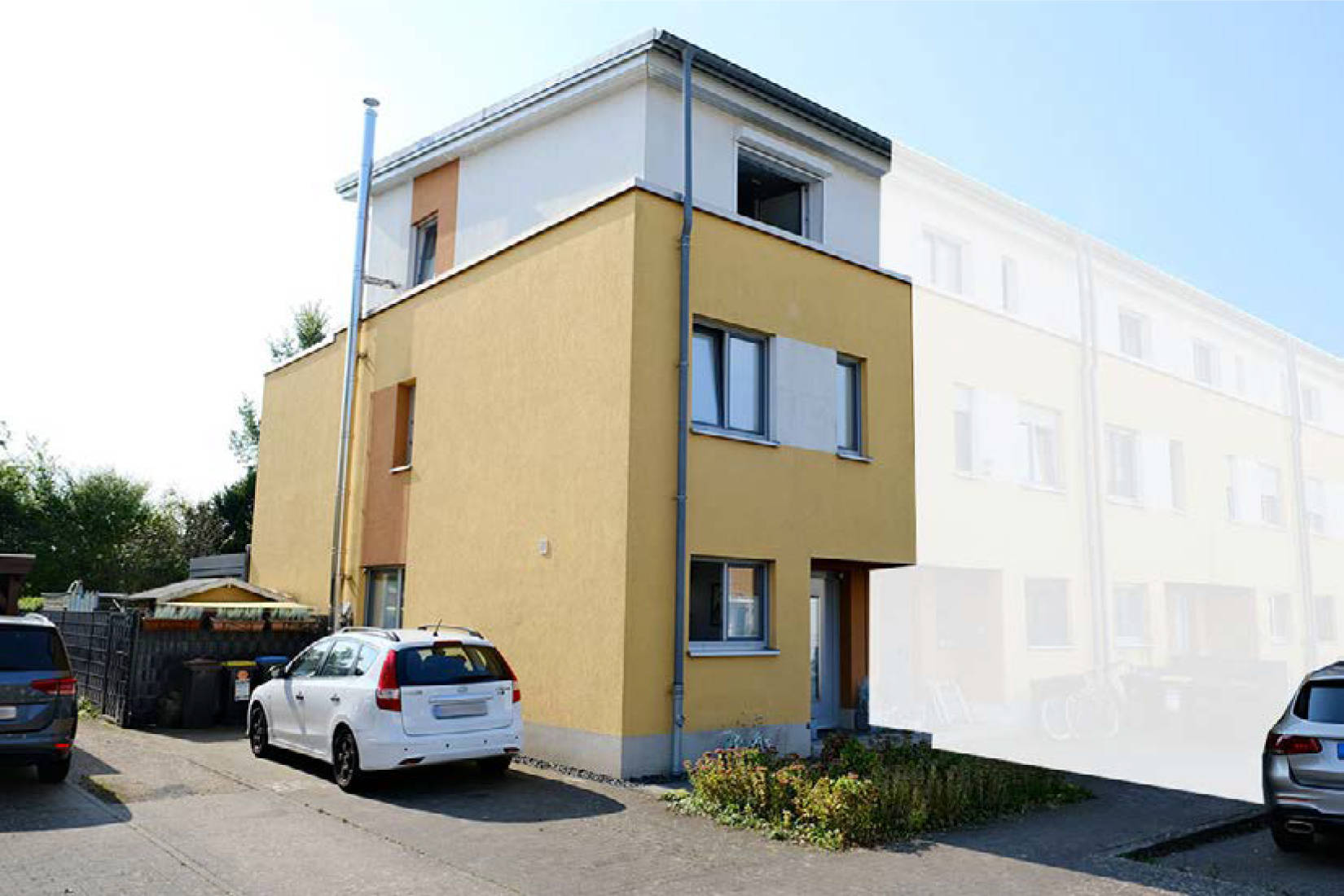 Kfz-Stellplatz, Reihenhaus, 1/34 MEA an 7 unbebauten Grundstücken (Verkehrs- u. Erschließungsflächen) in Aloeweg 91, 51109 Köln, Merheim - Bild 2