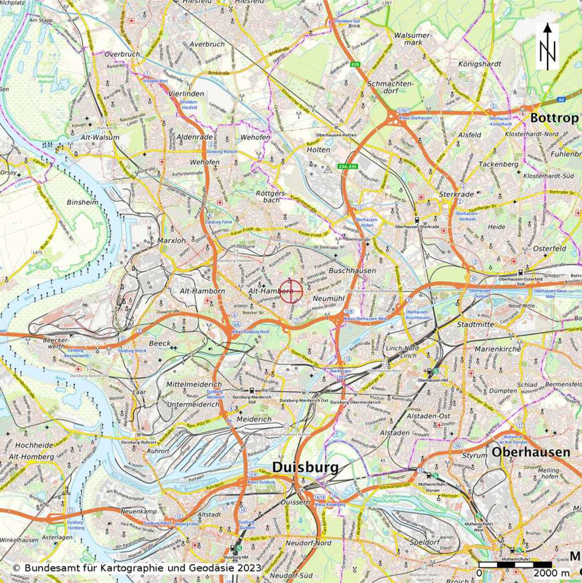 Grundstück, bebaut mit abrissreifen Gebäuden in Barbarastr. 63,65,67,72, Schwester-Eutymia-Straße, 47167 Duisburg, Neumühl - Bild 4