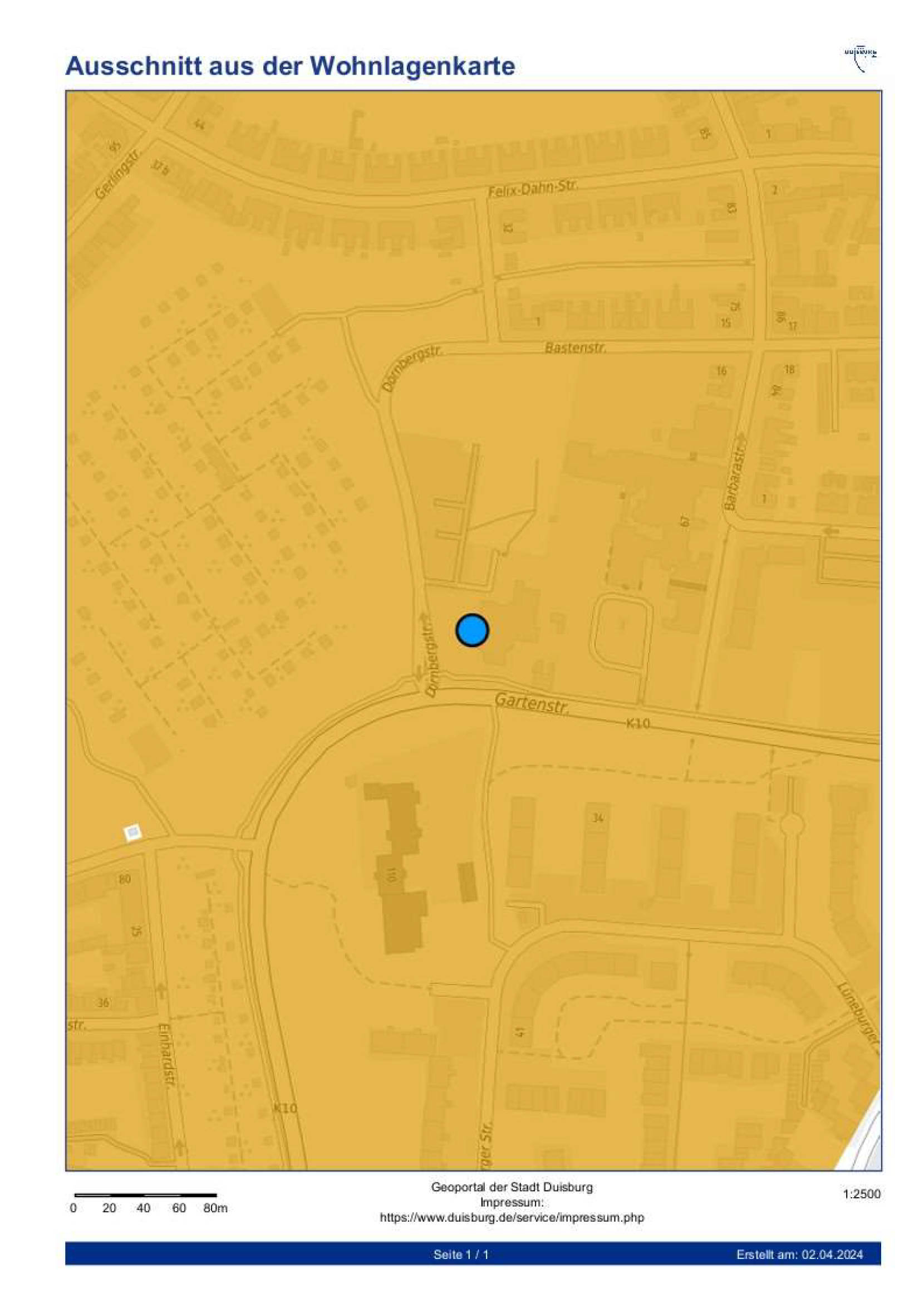 ehemaliges Altenheim sowie brachliegendes Grundstück in Dörnbergstraße 4, Gartenstraße 115, Schwester Eutymia-Straße, 47167 Duisburg, Neumühl