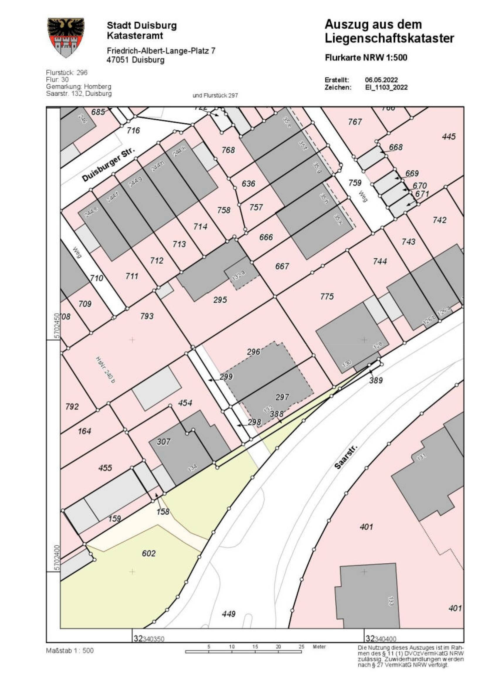 nordrheinwestpfalen 0106 K 0068/2021 Saarstr. 132, 47198 Duisburg, Alt-Homberg 27