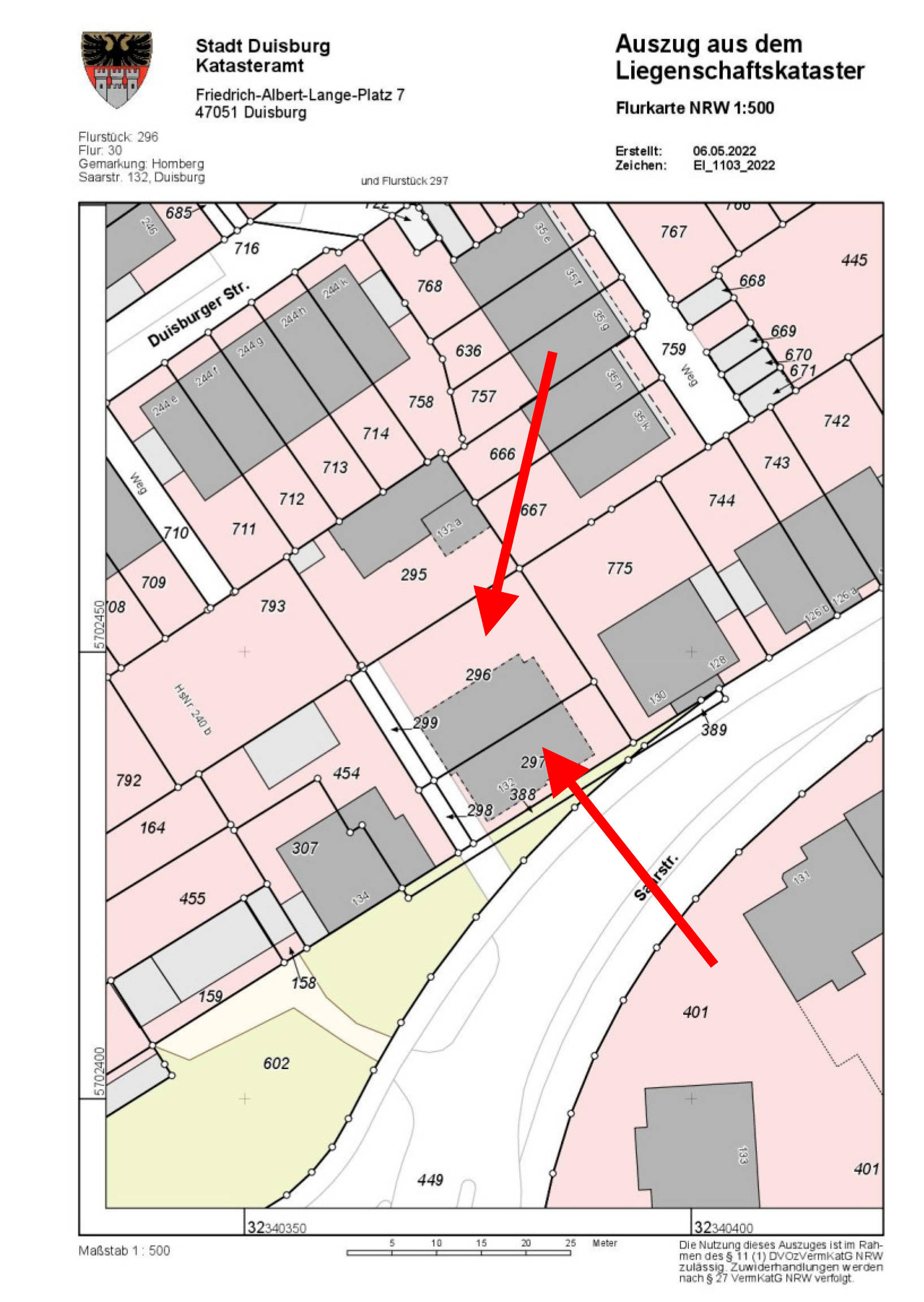 nordrheinwestpfalen 0106 K 0068/2021 Saarstr. 132, 47198 Duisburg, Alt-Homberg 29