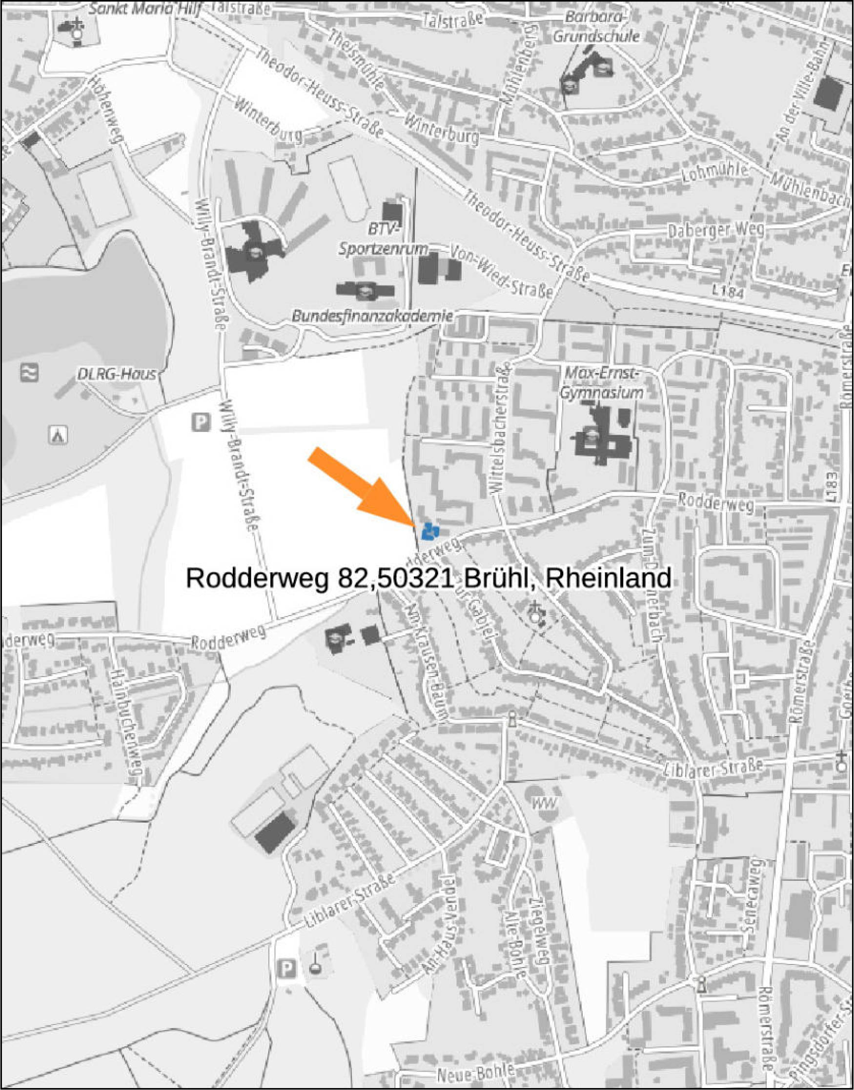 nordrheinwestpfalen 0141 K 0008/2025 Rodderweg 80,82,84,86/Wittelsbacher Straße, 50321 Brühl, Kierberg 35