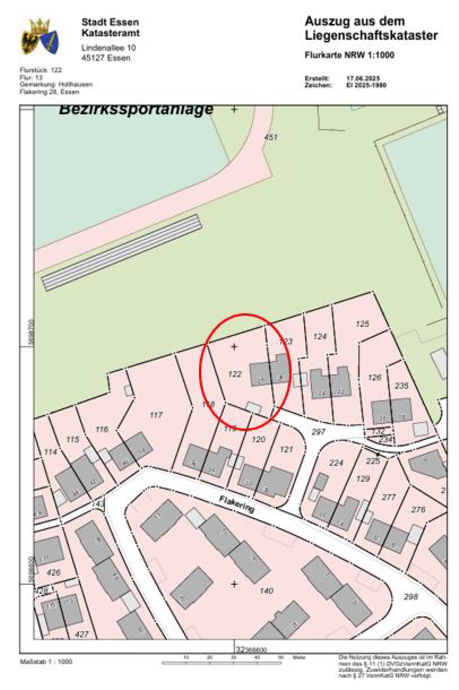 nordrheinwestpfalen 0180 K 0027/2025 Flakering 28, 00000 26