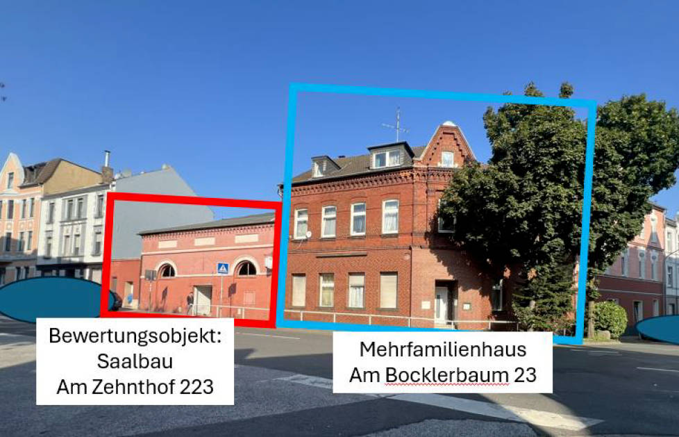 Wohn-/Geschäftshaus, sonstiges Teileigentum (z.B. Keller, Hobbyraum), Gewerbeeinheit (z.B. Laden, Büro) in Am Bocklerbaum 23, Am Zehnthof 223, 45307 Essen, Kray - Bild 2